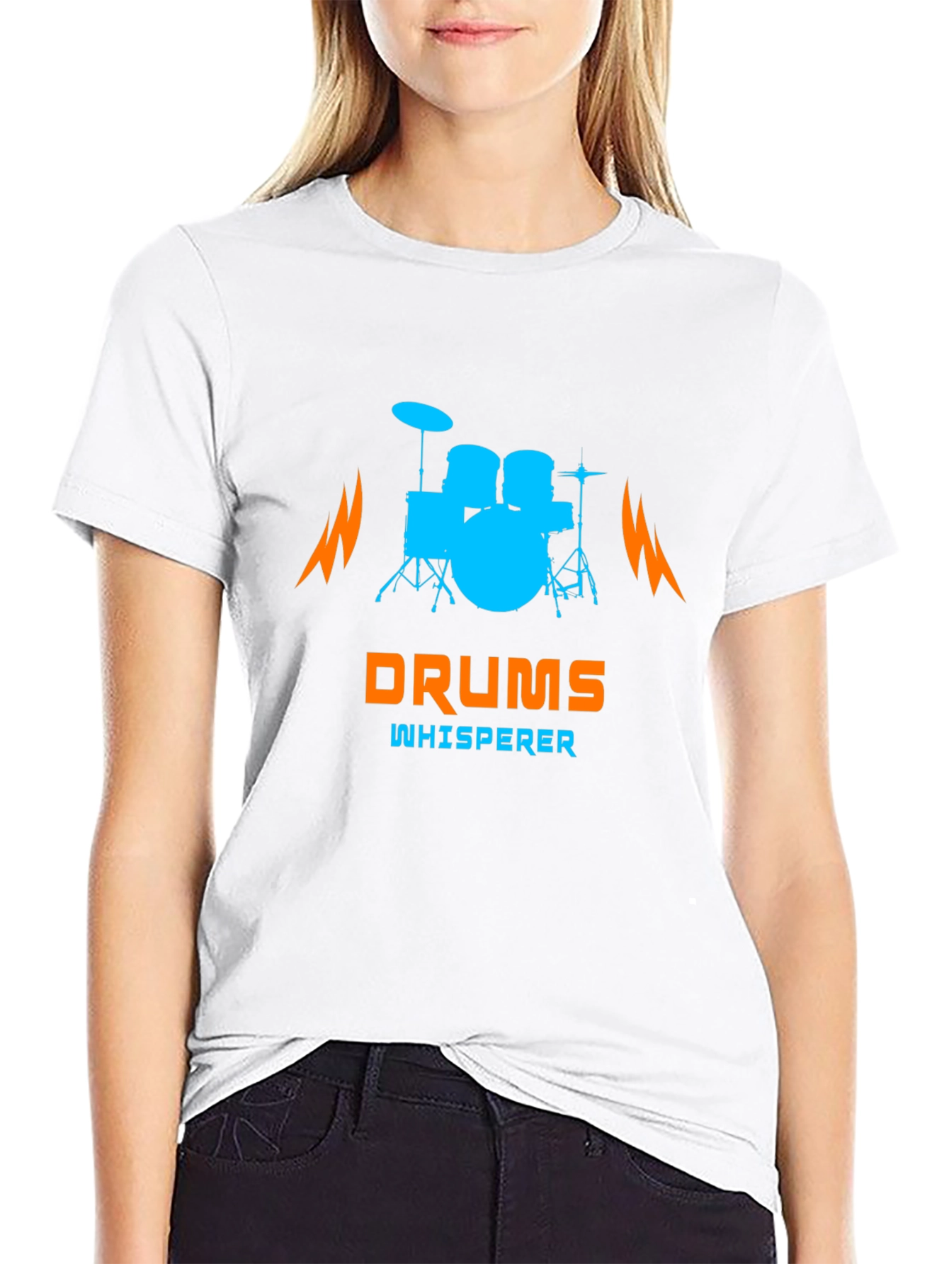 Drums Whisperer T-Shirt - Music Lover Tee
