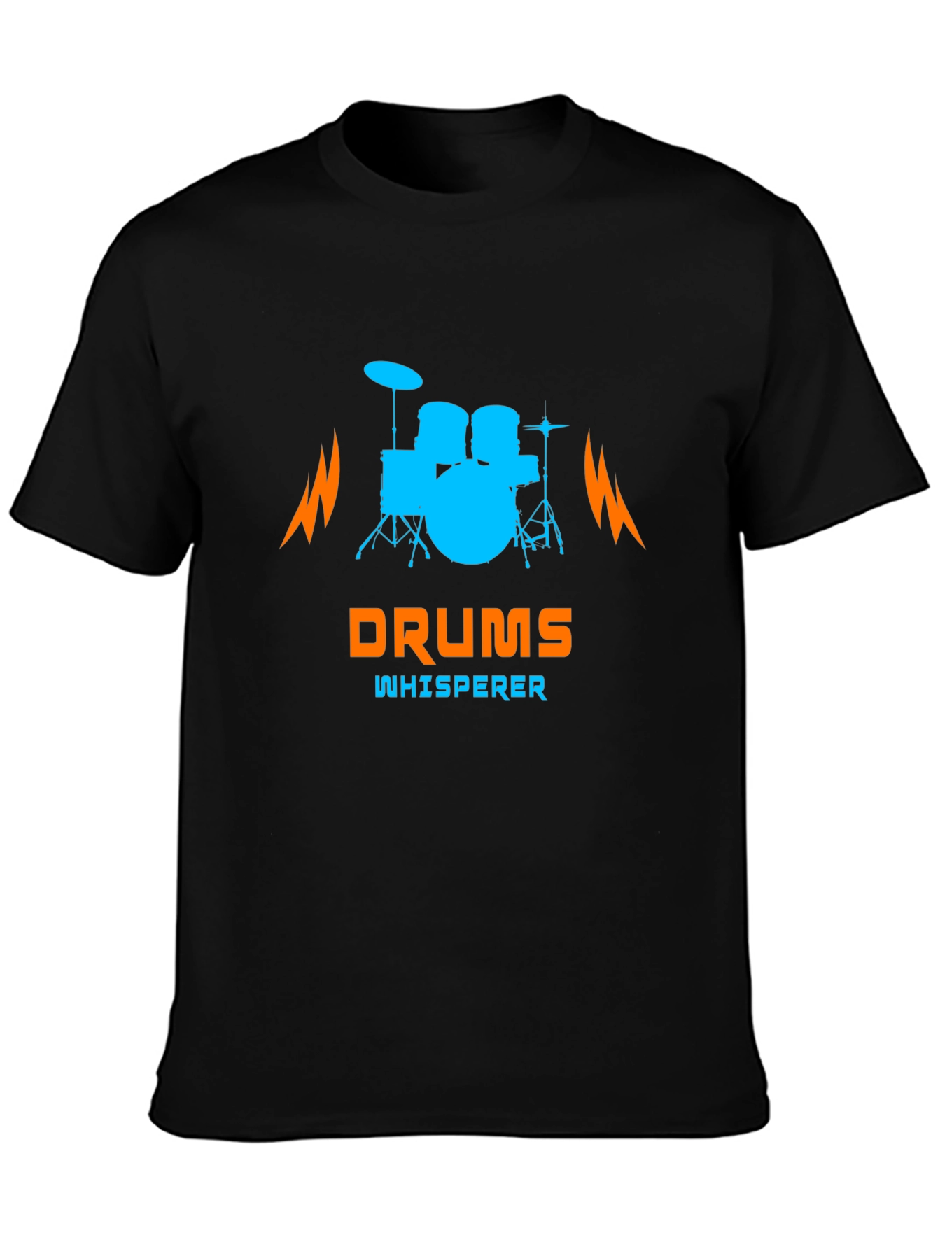Drums Whisperer T-Shirt - Music Lover Tee