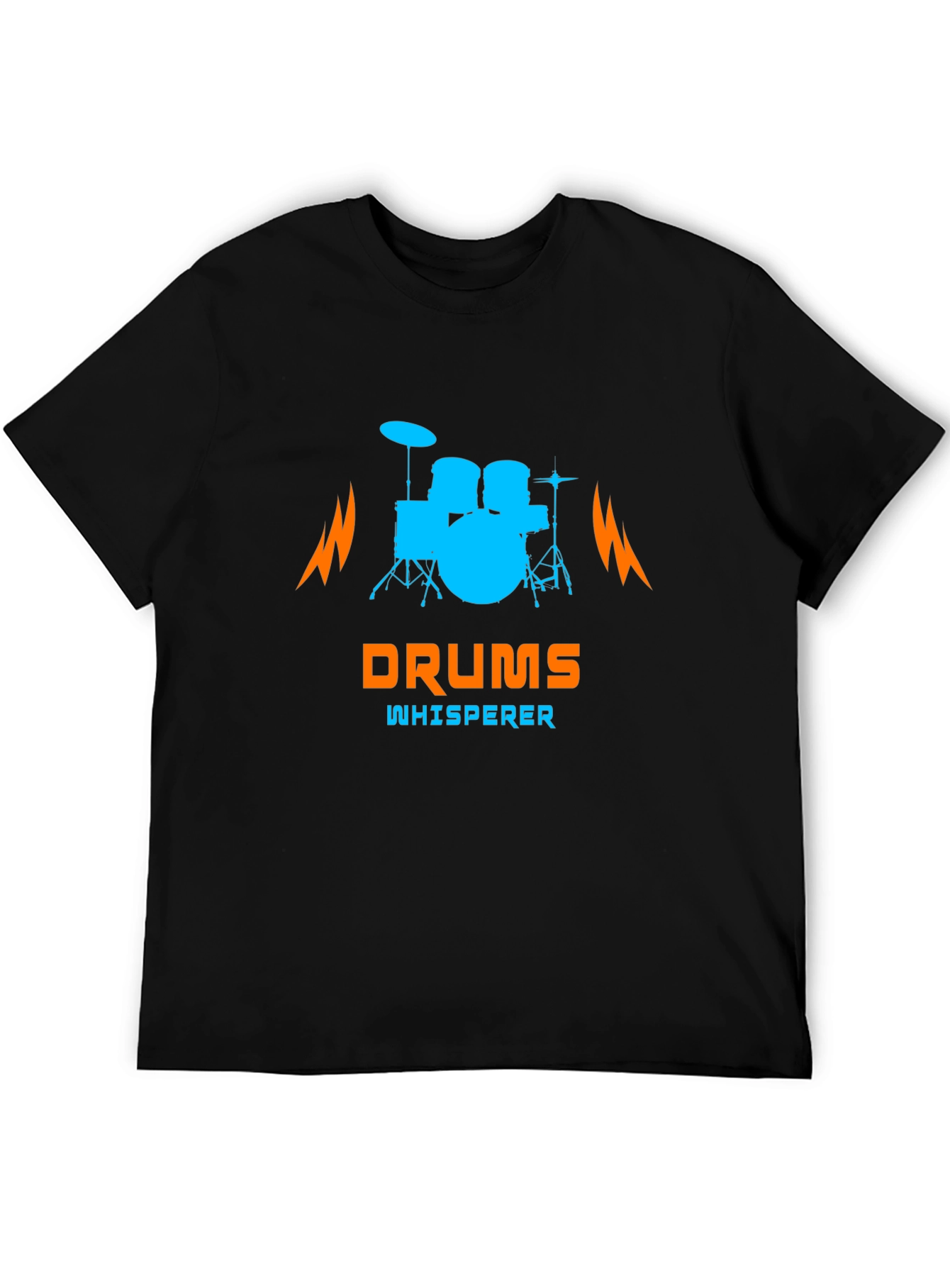 Drums Whisperer T-Shirt - Music Lover Tee