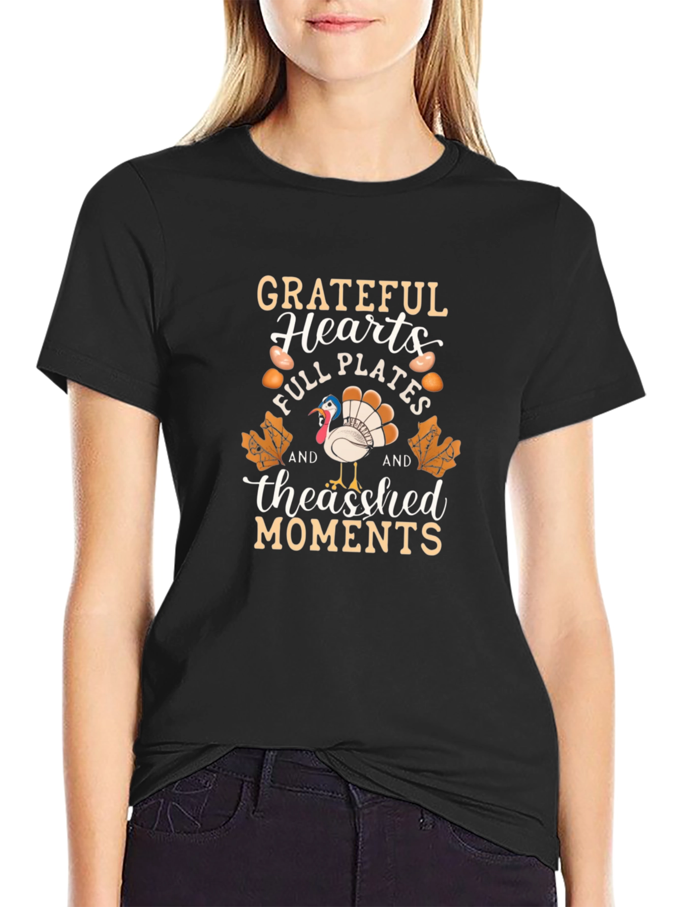 Grateful Hearts Thanksgiving T-Shirt