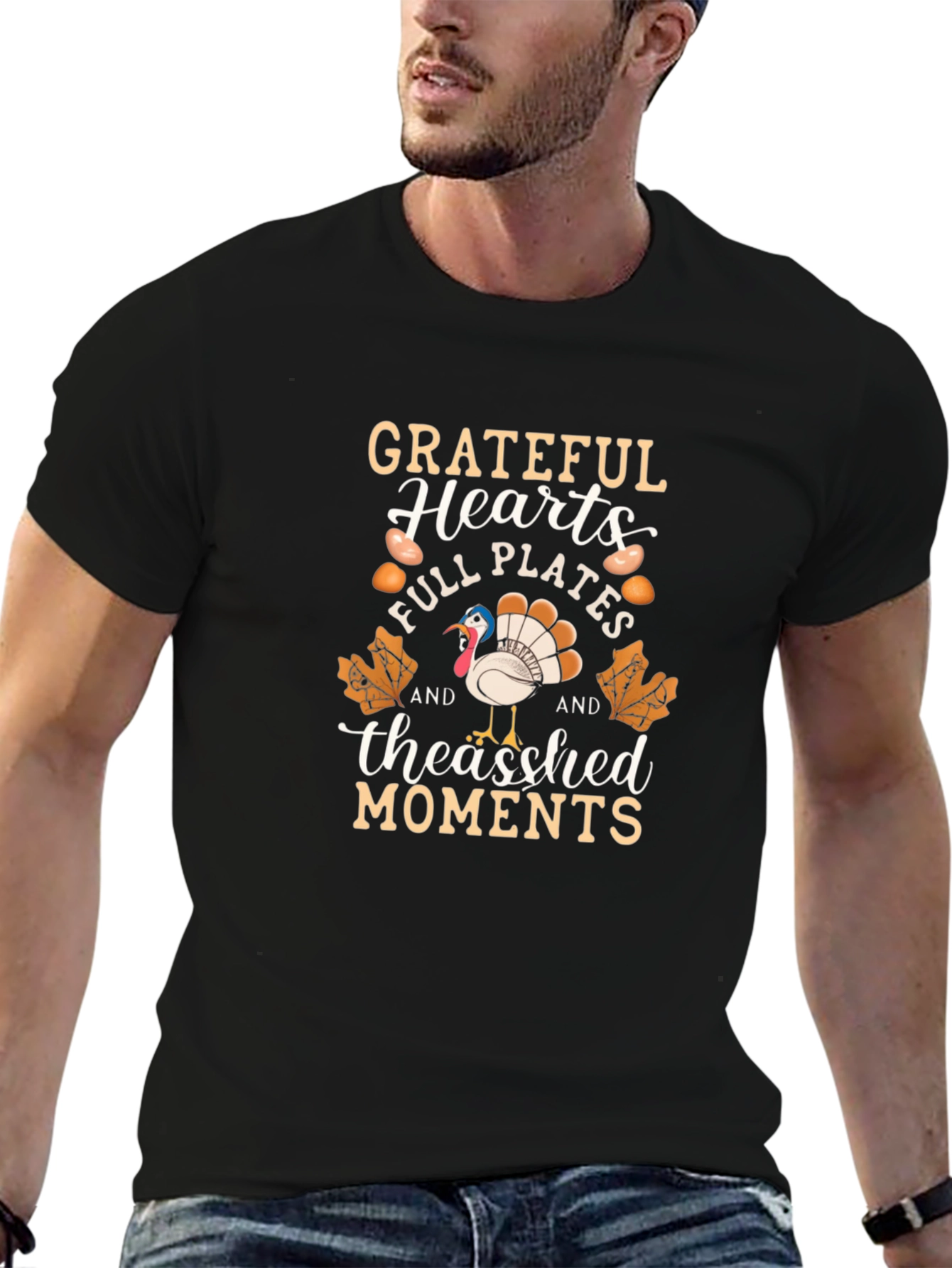 Grateful Hearts Thanksgiving T-Shirt