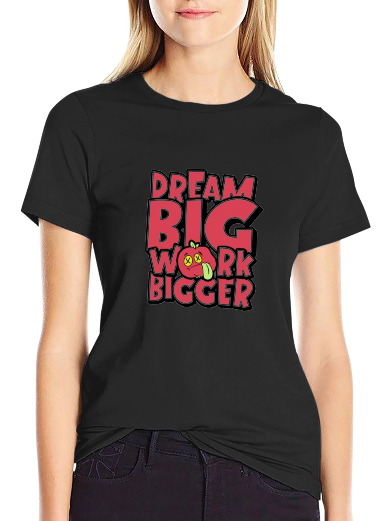 Dream Big Work Bigger Graphic Tee