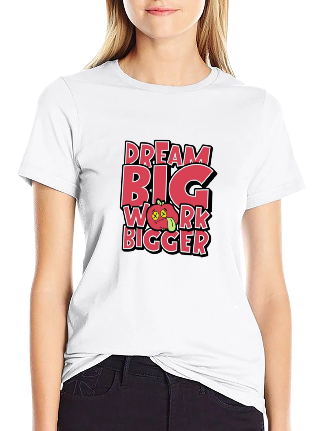 Dream Big Work Bigger Graphic Tee