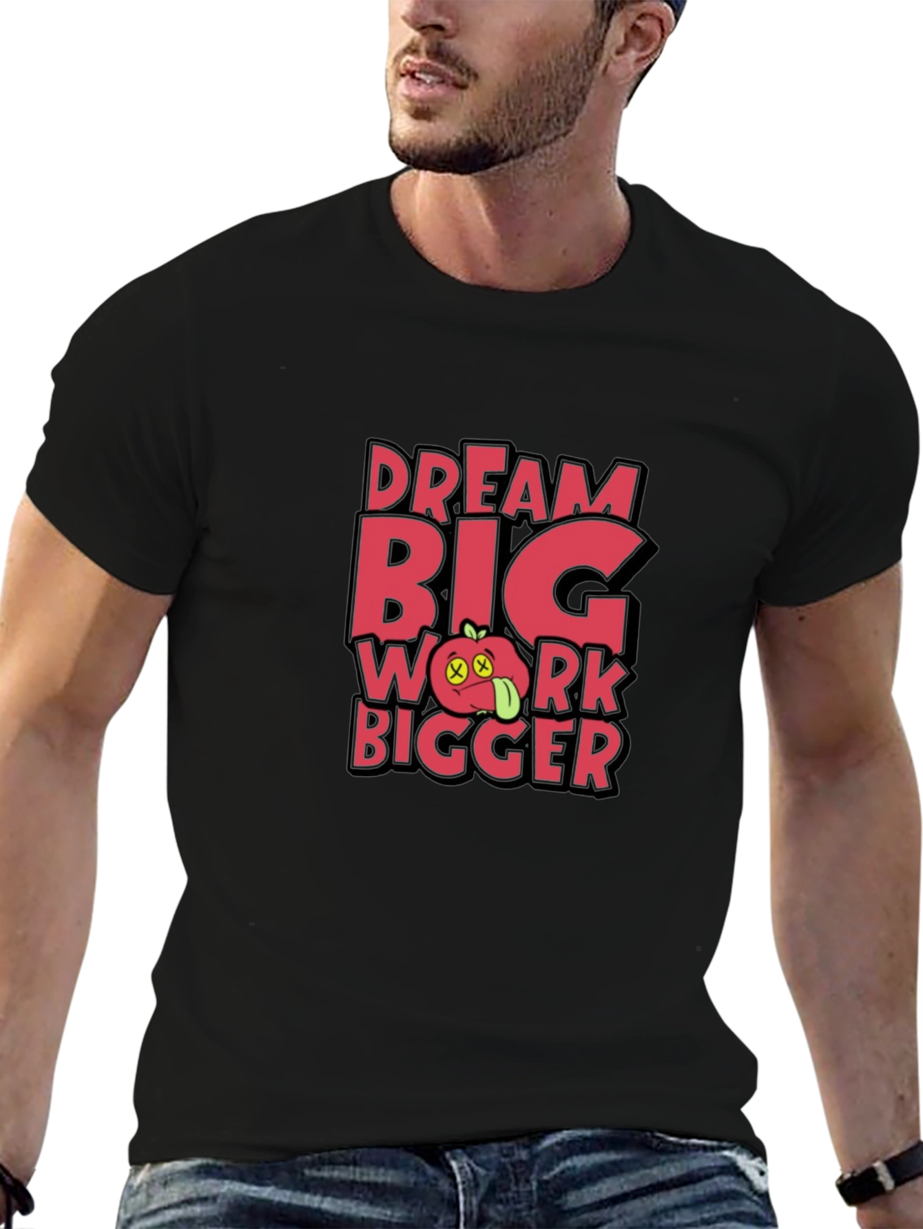 Dream Big Work Bigger Graphic Tee