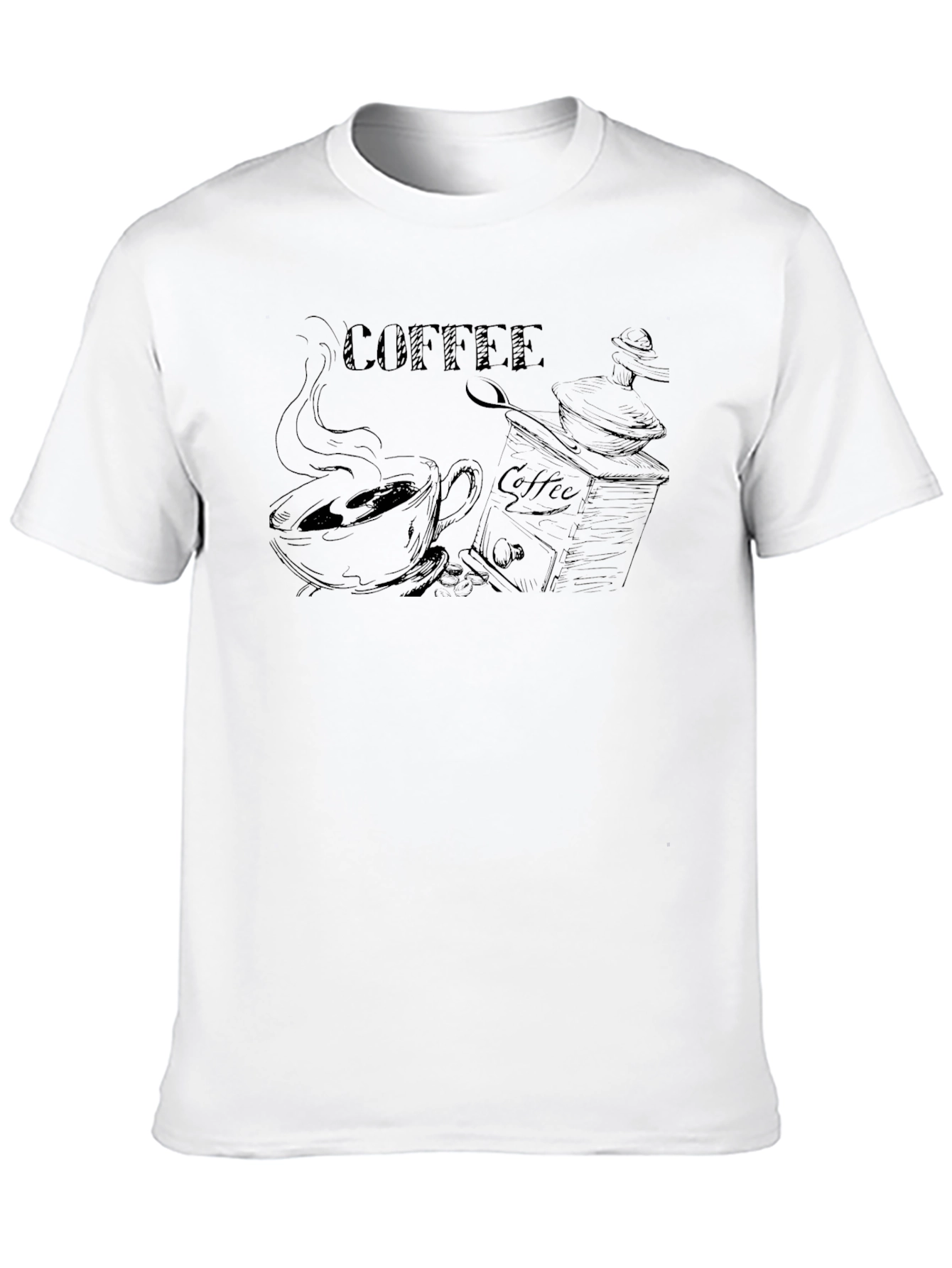 Coffee Lover Graphic Tee - Classic Black T-Shirt