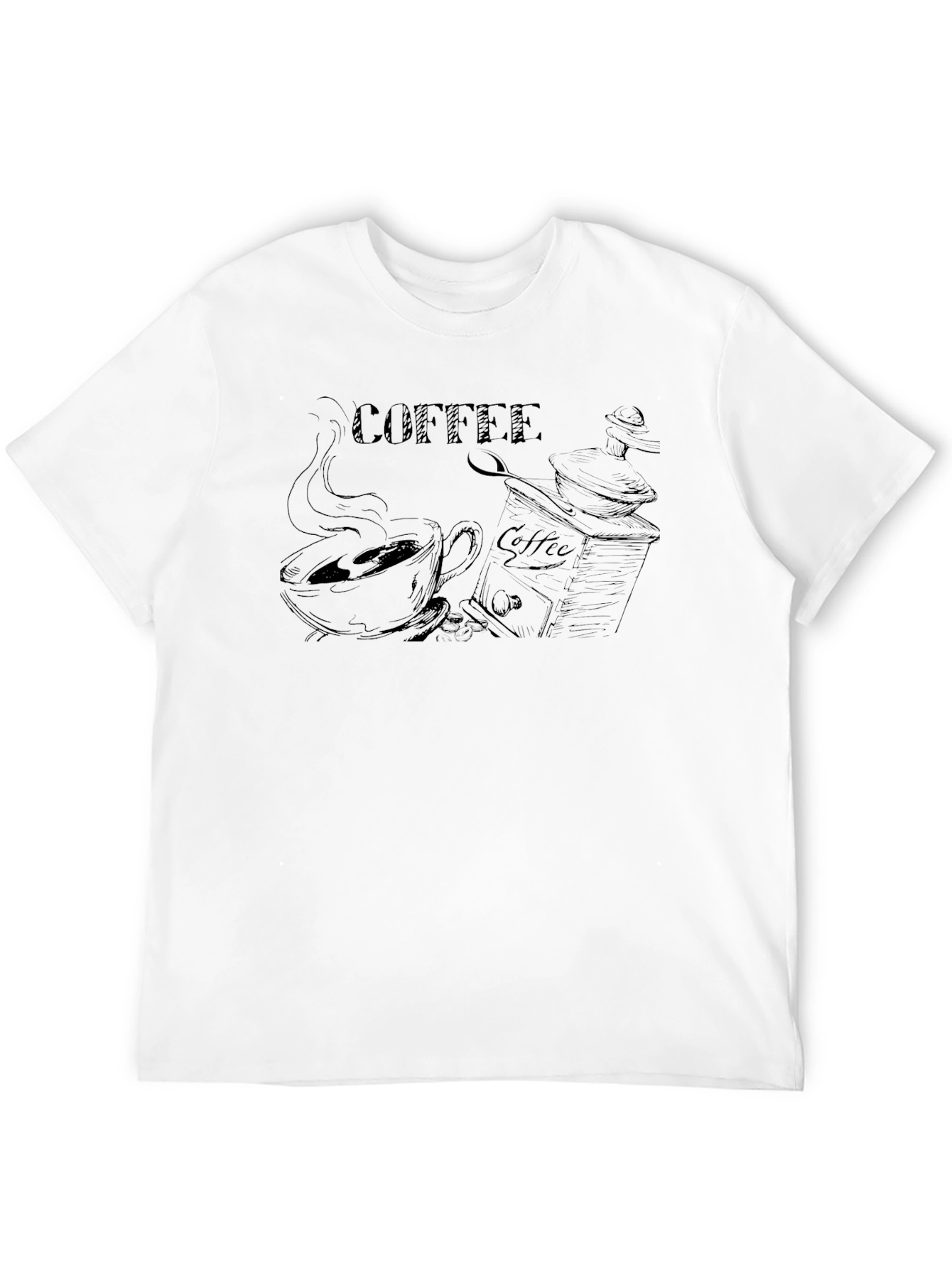 Coffee Lover Graphic Tee - Classic Black T-Shirt