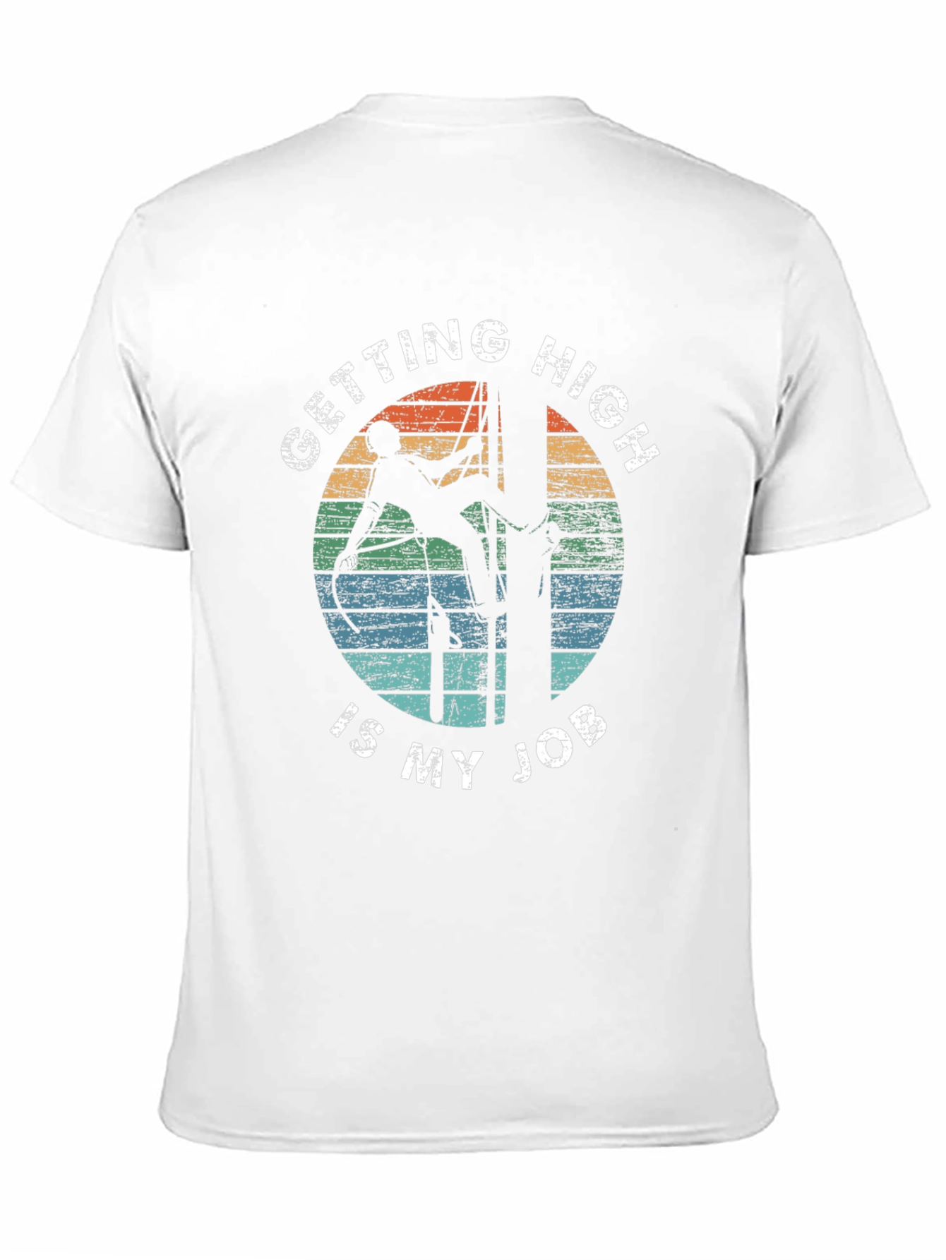 Getting High Is My Job Black T-Shirt