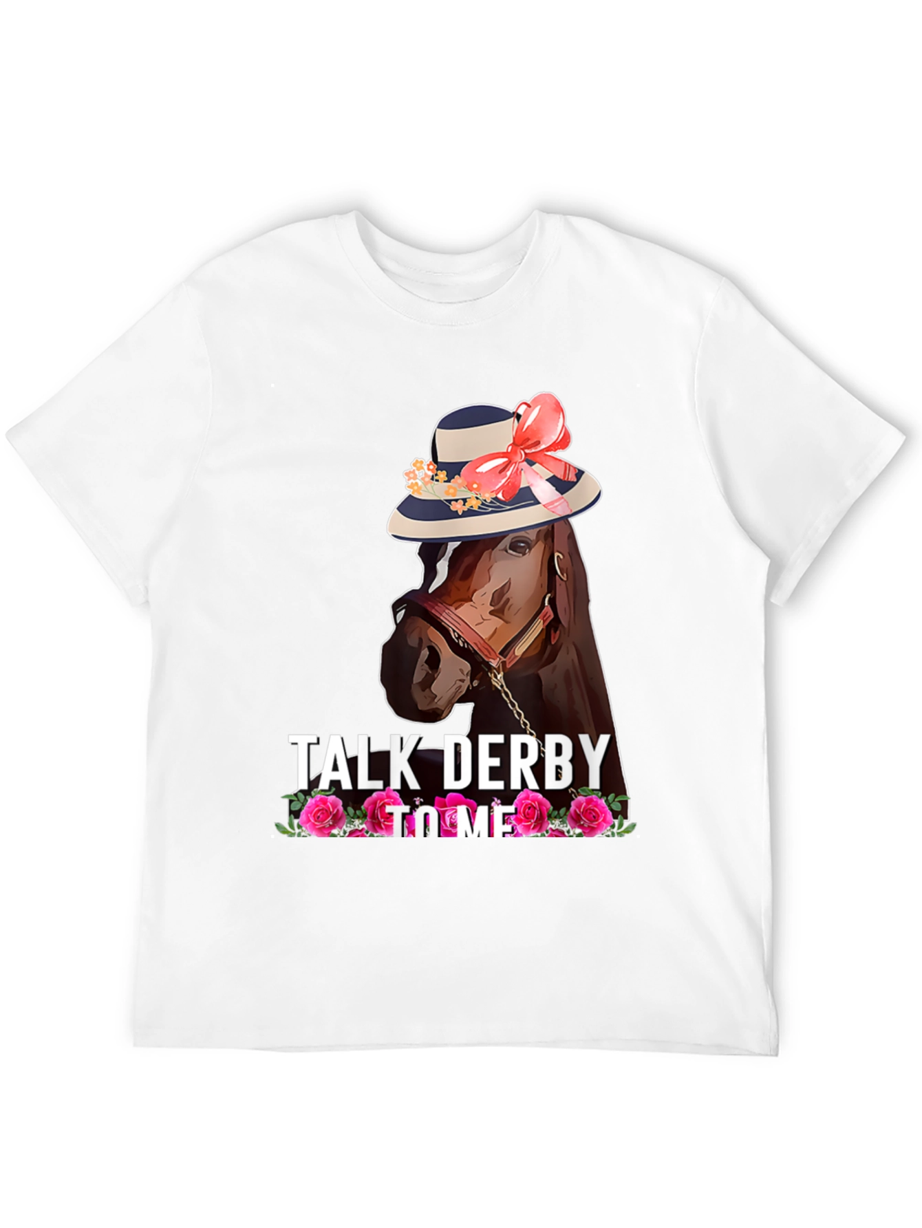 Talk Derby to Me Horse Graphic Tee