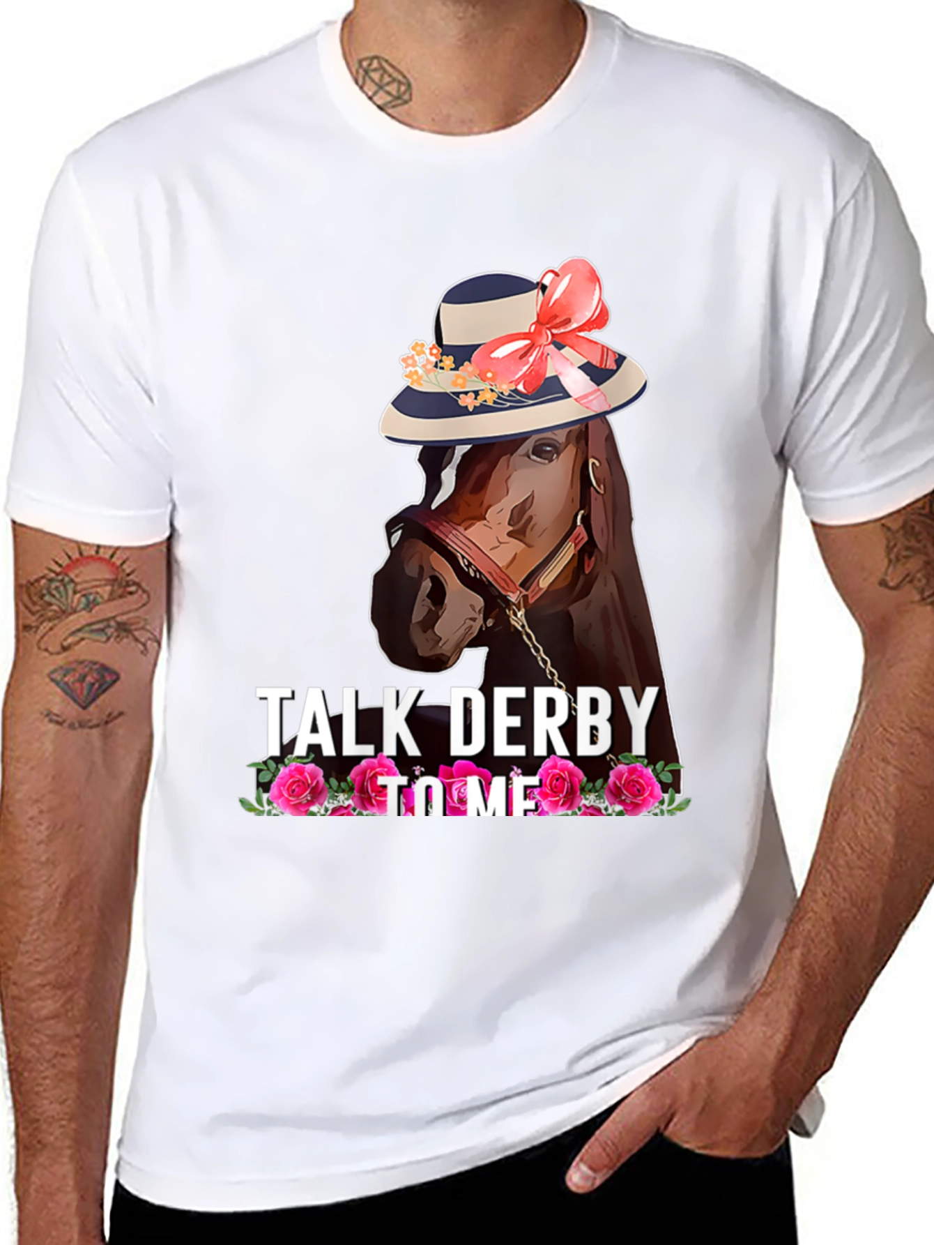 Talk Derby to Me Horse Graphic Tee