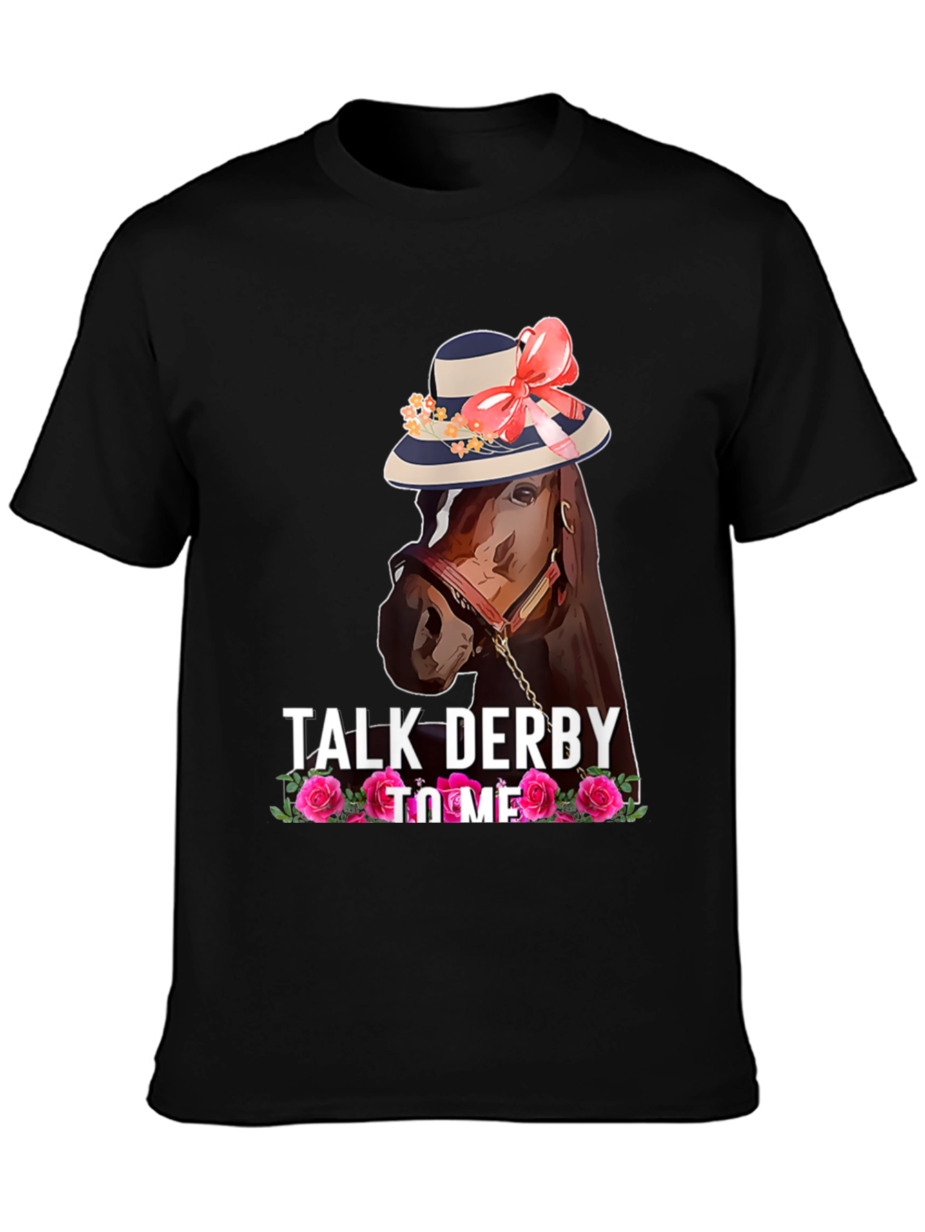 Talk Derby to Me Horse Graphic Tee