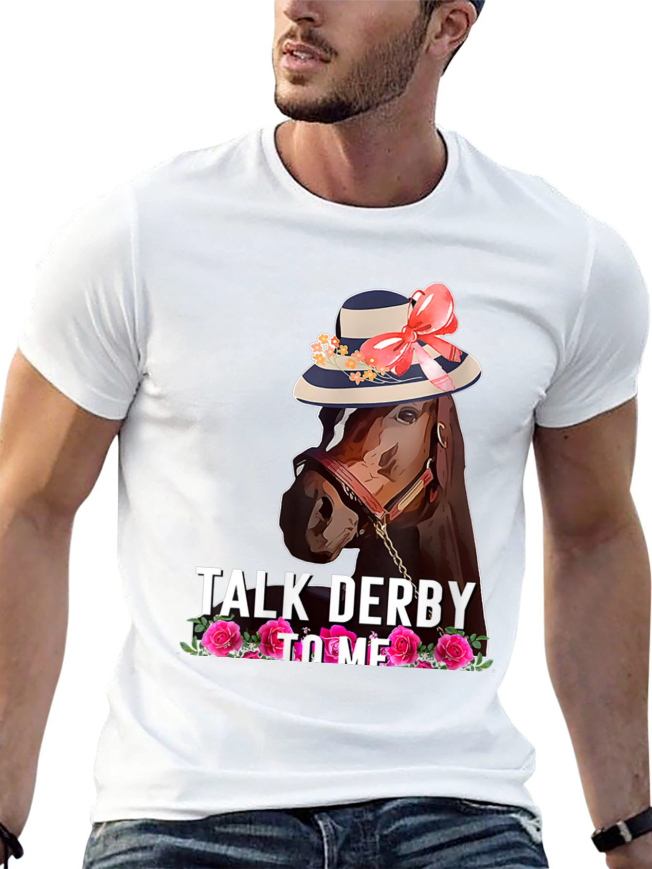 Talk Derby to Me Horse Graphic Tee