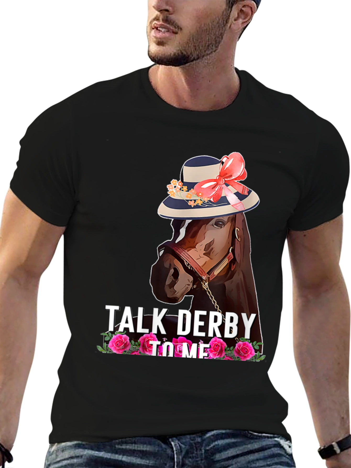 Talk Derby to Me Horse Graphic Tee