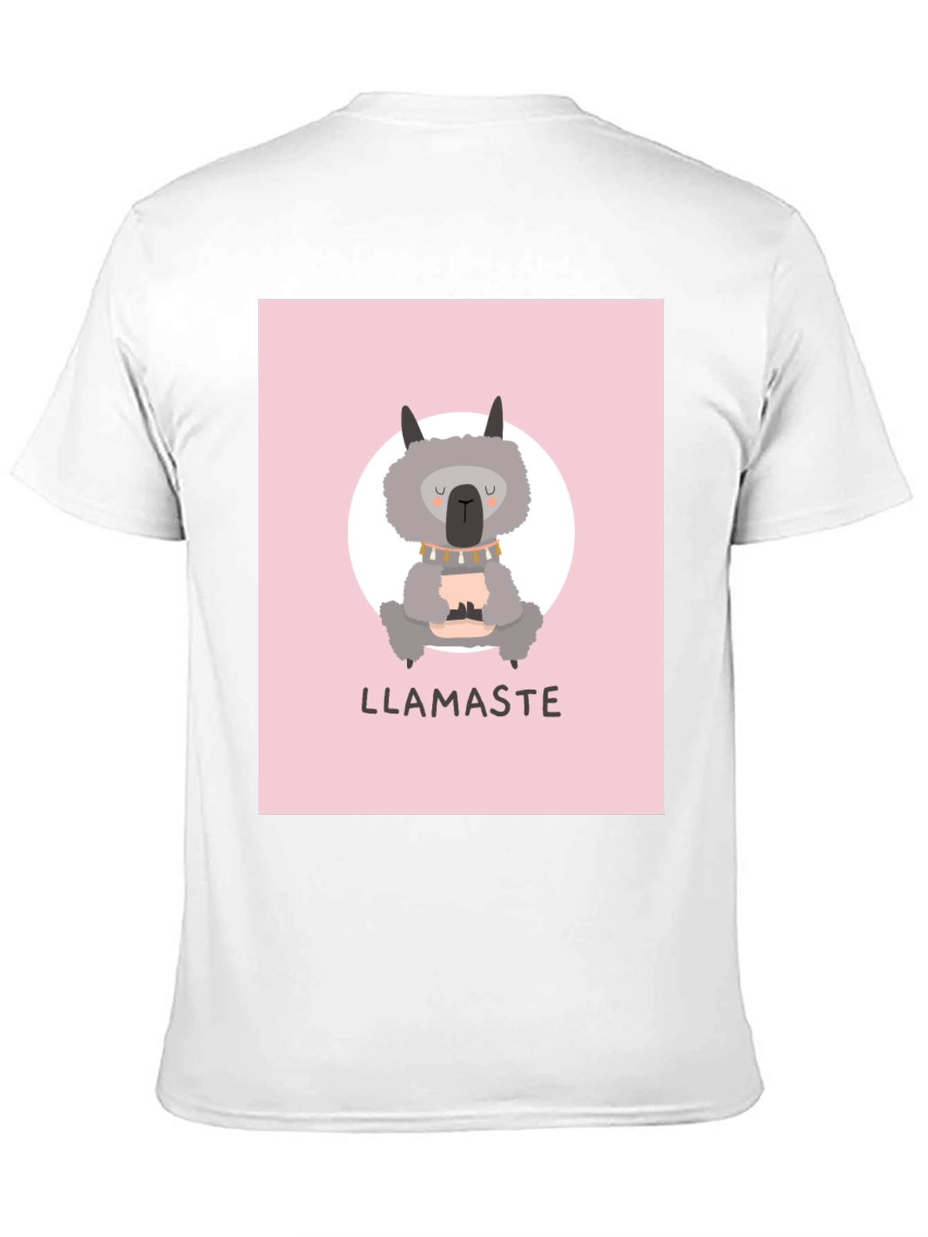 Llamaste Llama Yoga T-Shirt - Black Cotton Tee
