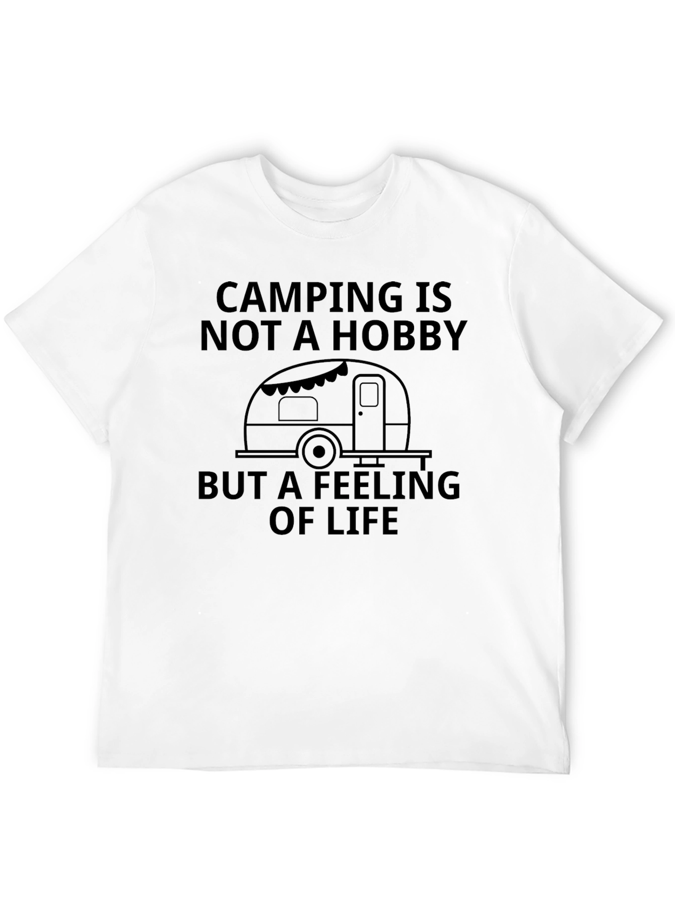 Camping Is Not A Hobby Graphic Tee