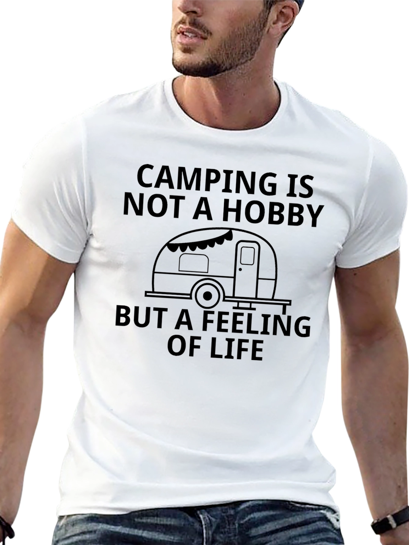 Camping Is Not A Hobby Graphic Tee