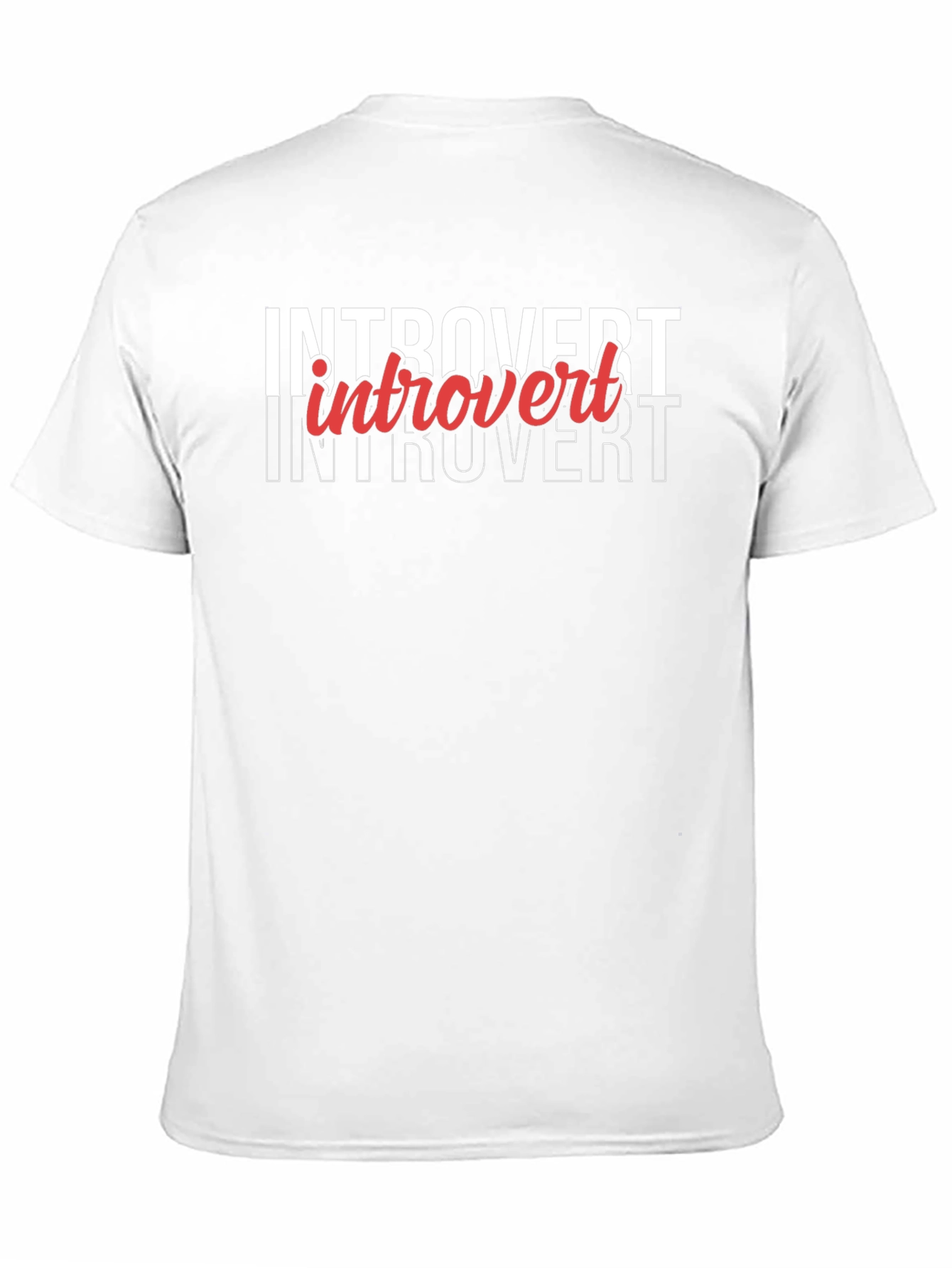 Introvert Graphic T-Shirt - Cool Black Tee