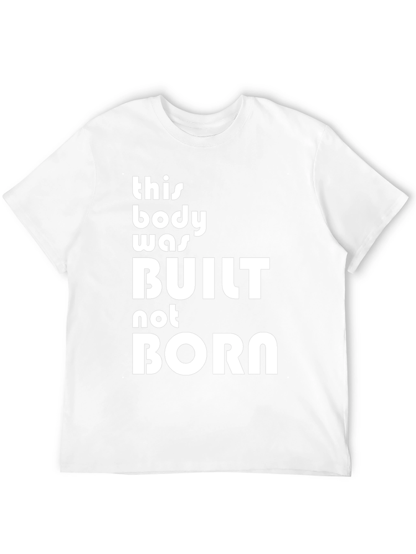 Built Not Born Graphic T-Shirt - Black