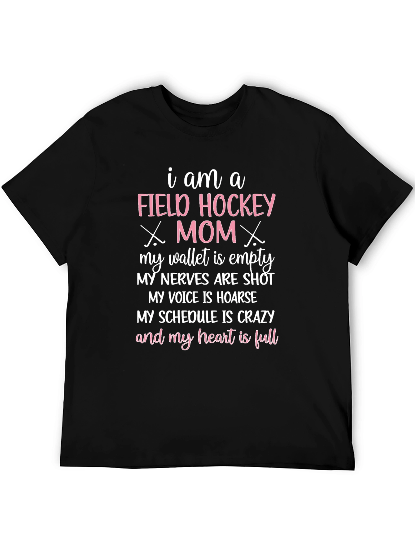 Field Hockey Mom Graphic T-Shirt