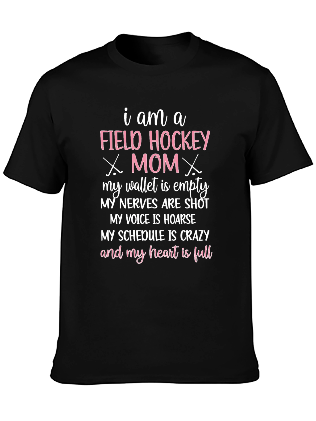 Field Hockey Mom Graphic T-Shirt
