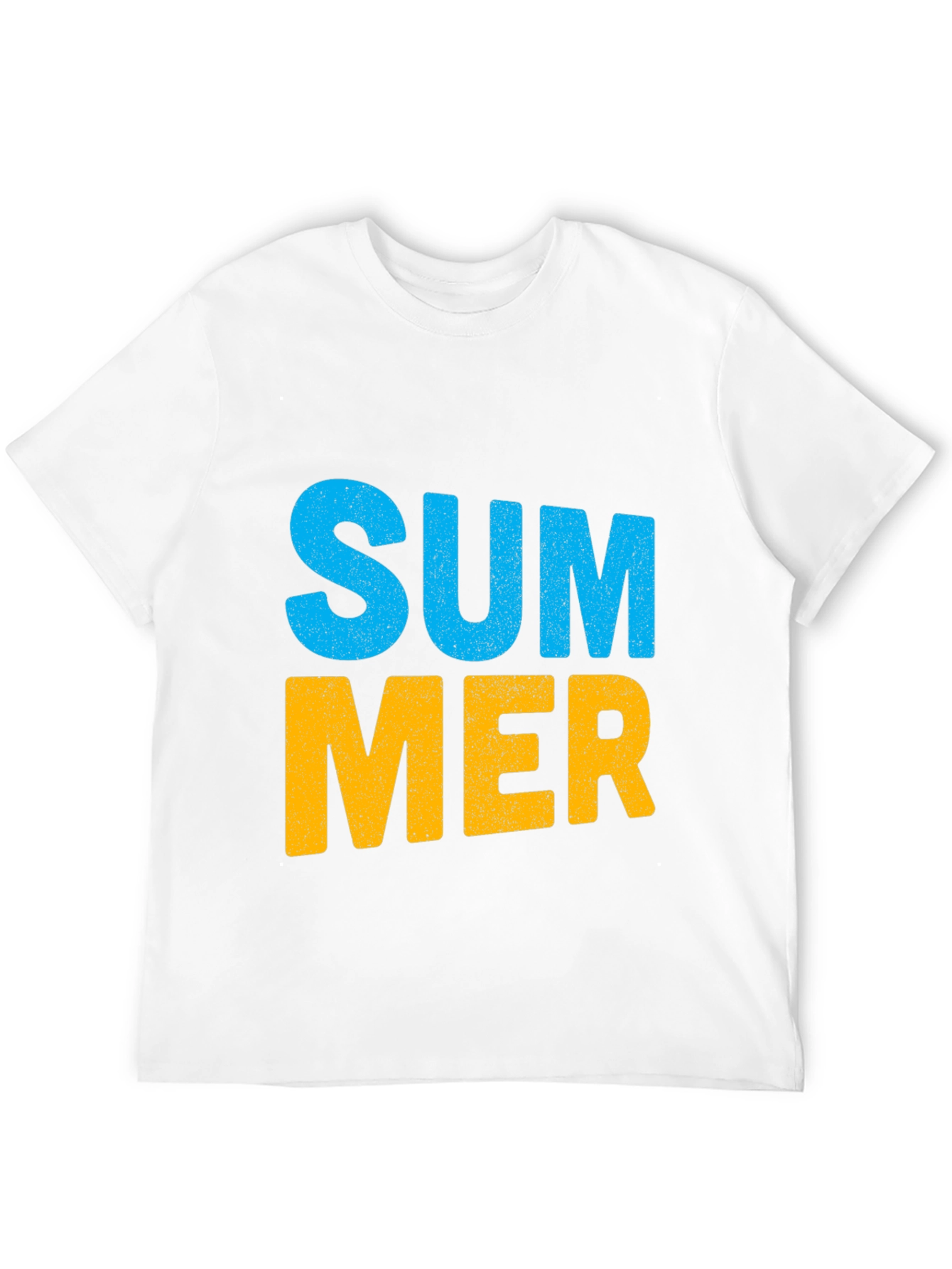 Summer Graphic Print Black Cotton T-Shirt