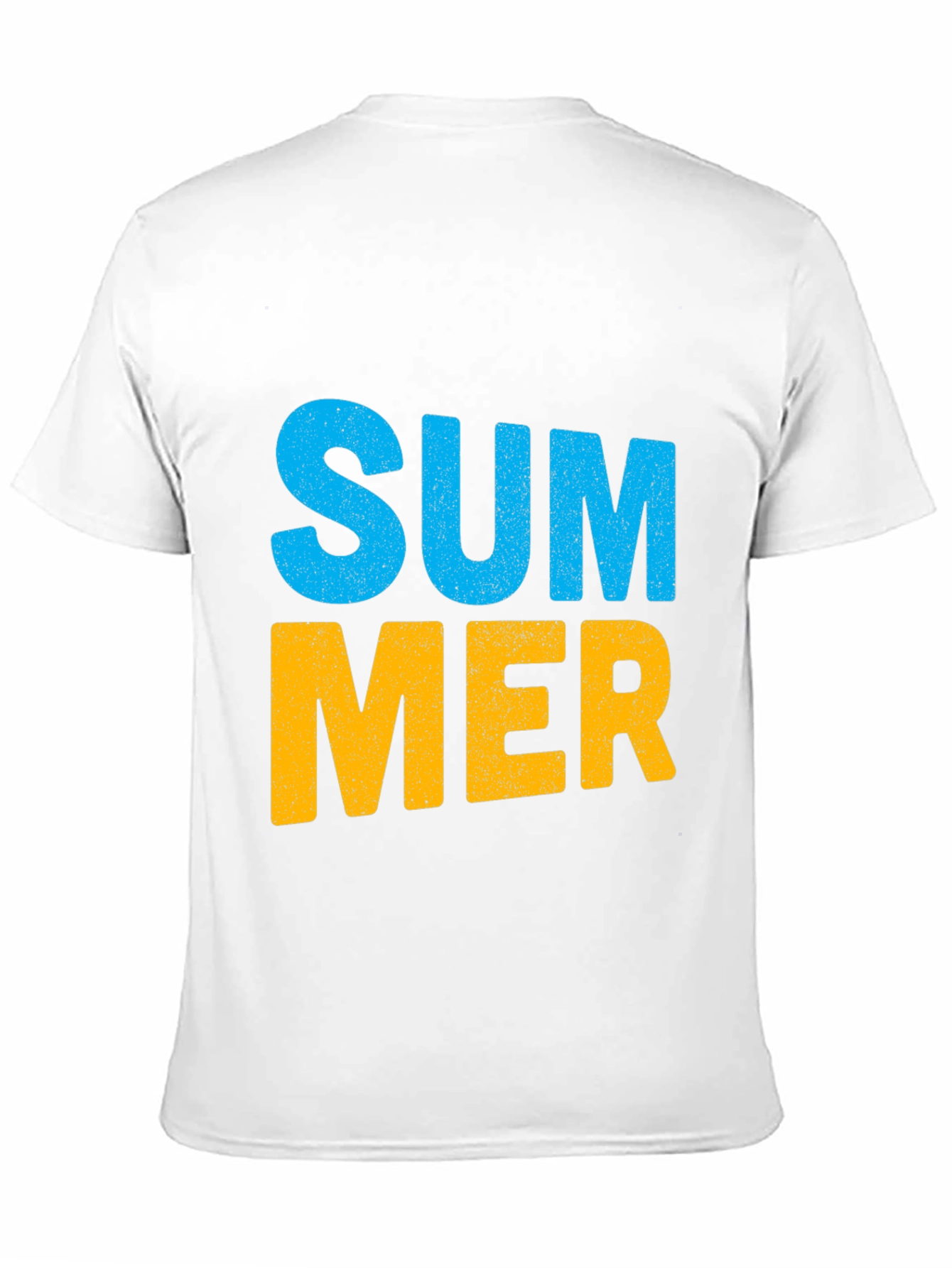 Summer Graphic Print Black Cotton T-Shirt