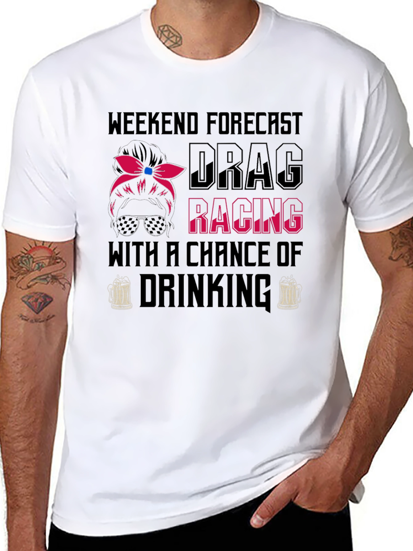 Drag Racing & Drinking T-Shirt