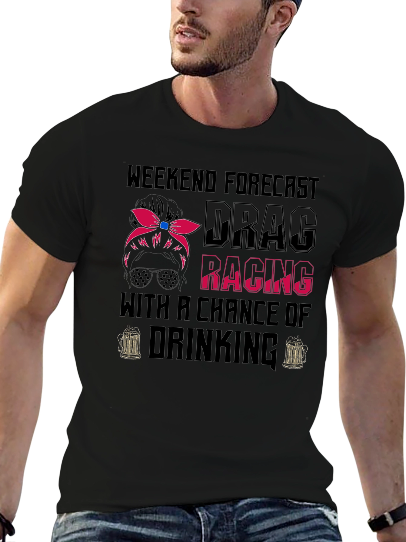 Drag Racing & Drinking T-Shirt