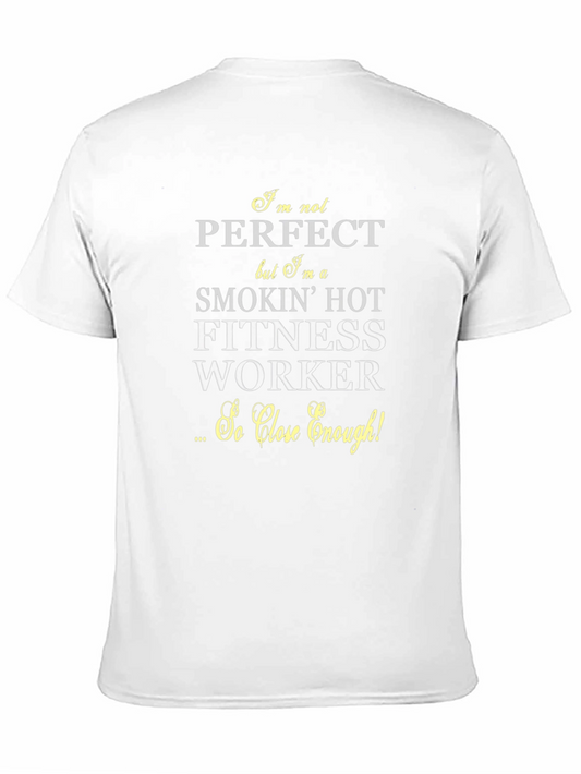 Smokin Hot Fitness Worker Graphic T-Shirt