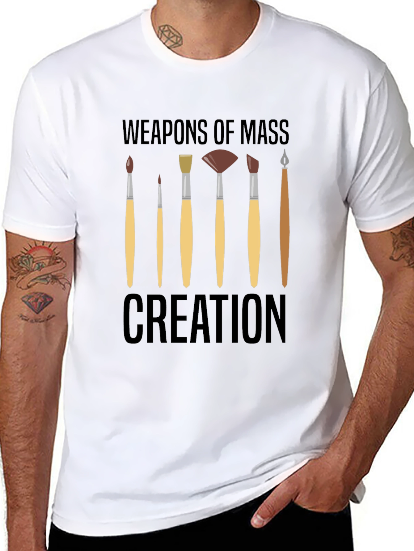 Weapons of Mass Creation Artist T-Shirt