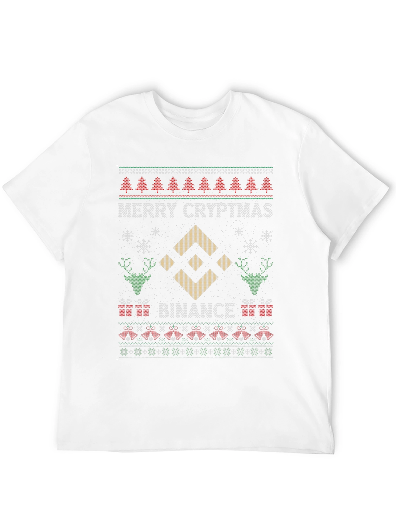 Merry Cryptmas Binance Ugly Christmas Sweater T-shirt