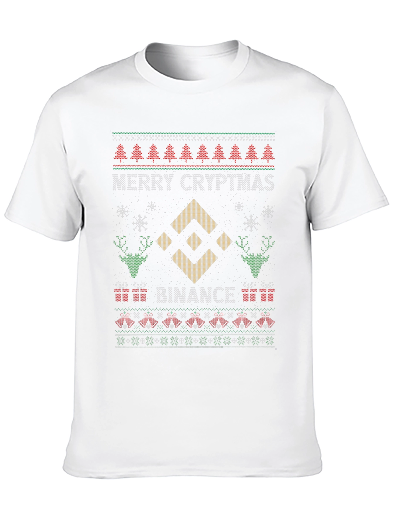 Merry Cryptmas Binance Ugly Christmas Sweater T-shirt