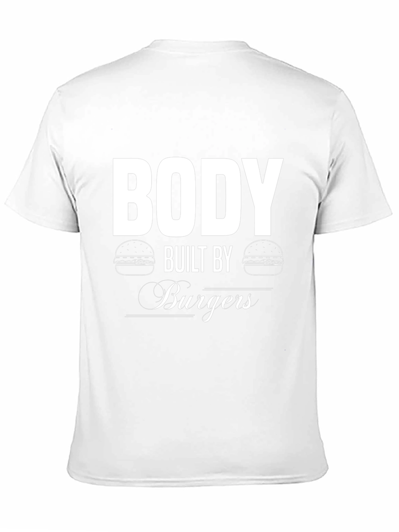 Body Built By Burgers Black T-Shirt