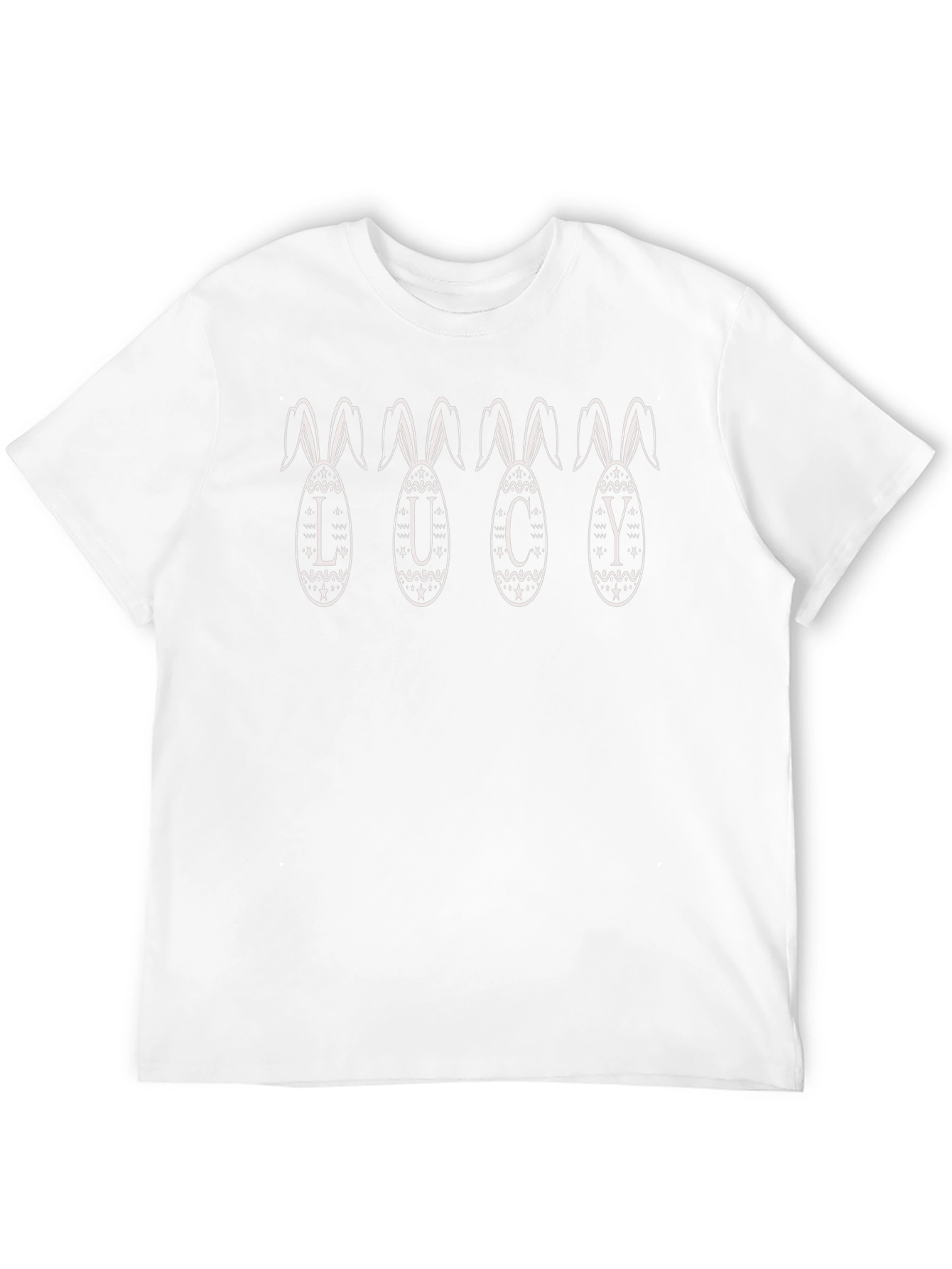 Lucy Easter Bunny Egg Personalized T-Shirt
