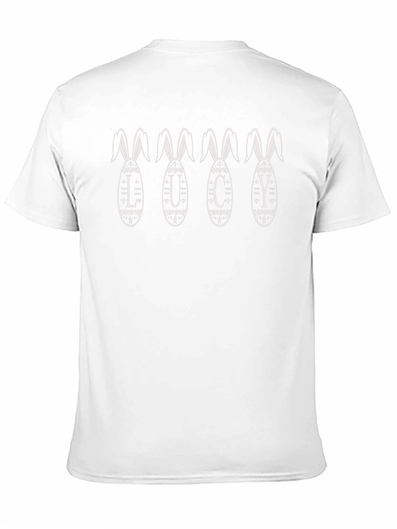 Lucy Easter Bunny Egg Personalized T-Shirt