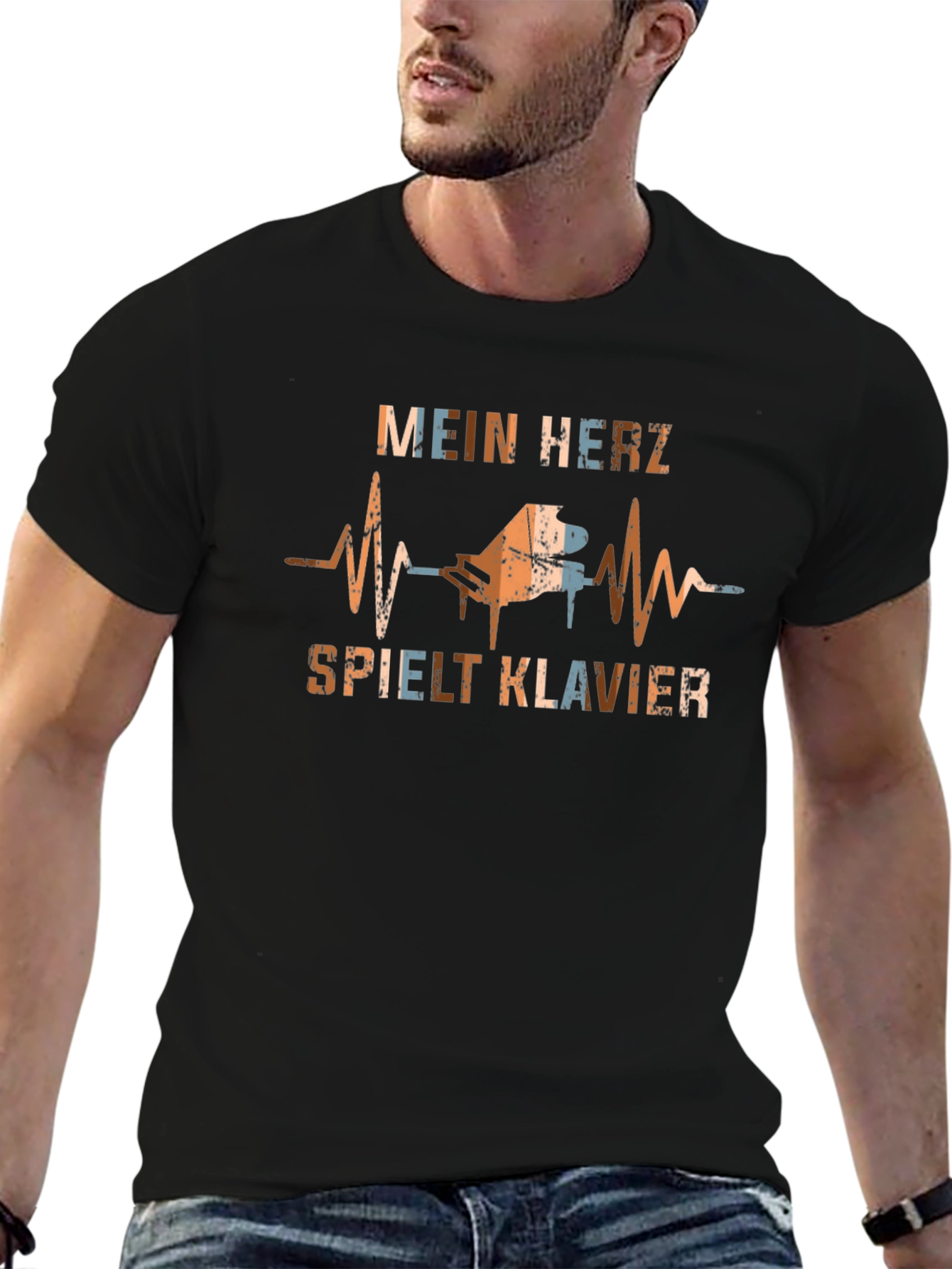 Mein Herz Spielt Klavier Graphic Tee