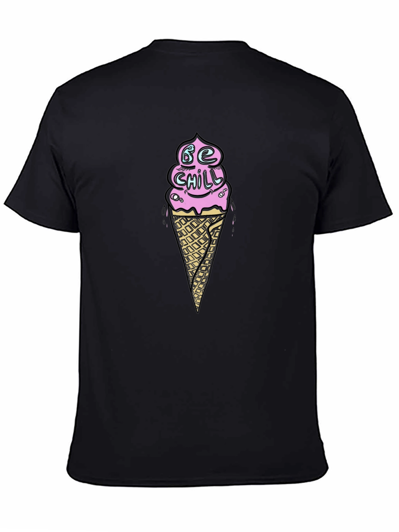 Be Chill Ice Cream Graphic T-Shirt