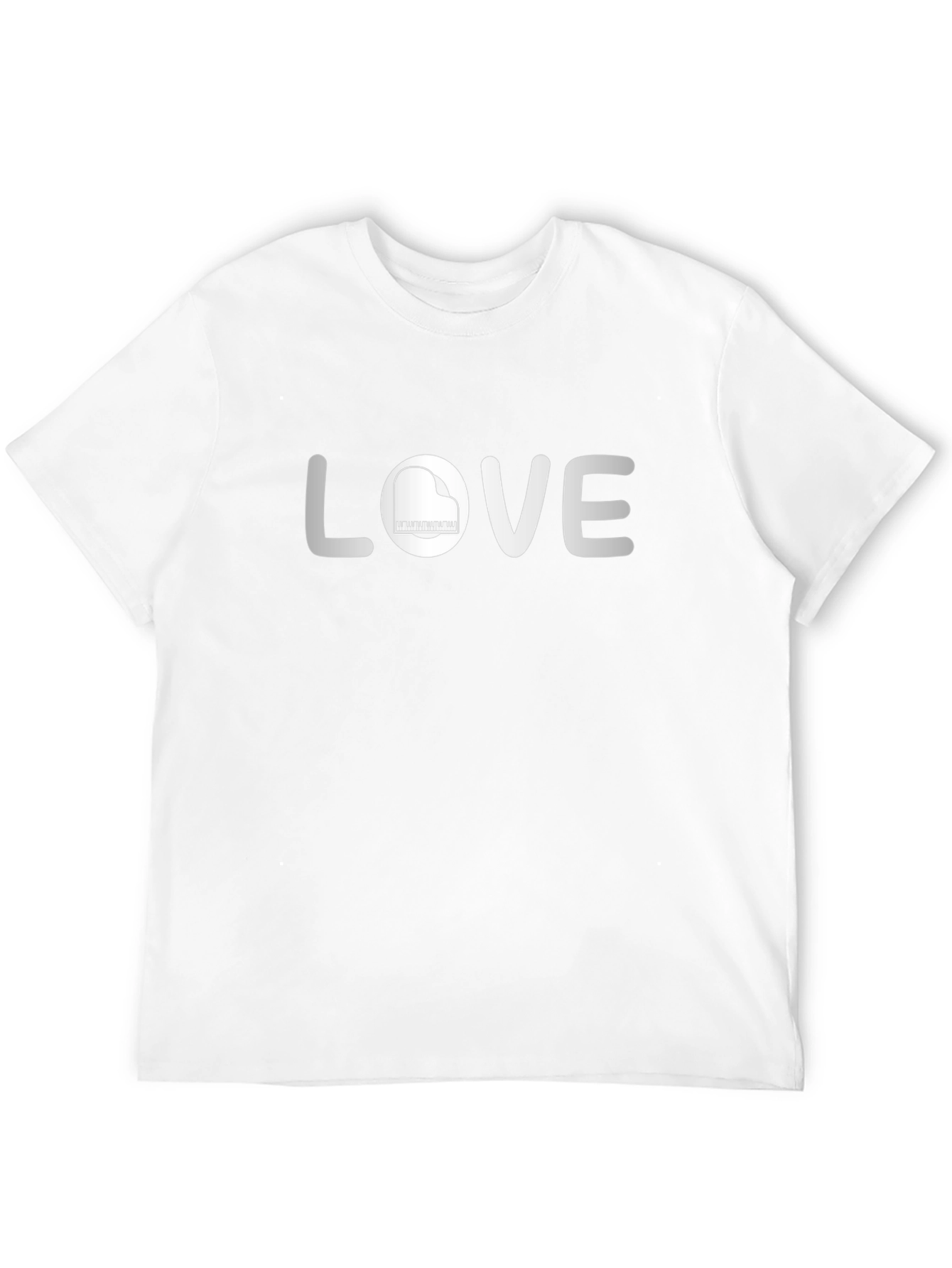 Piano LOVE Black T-Shirt