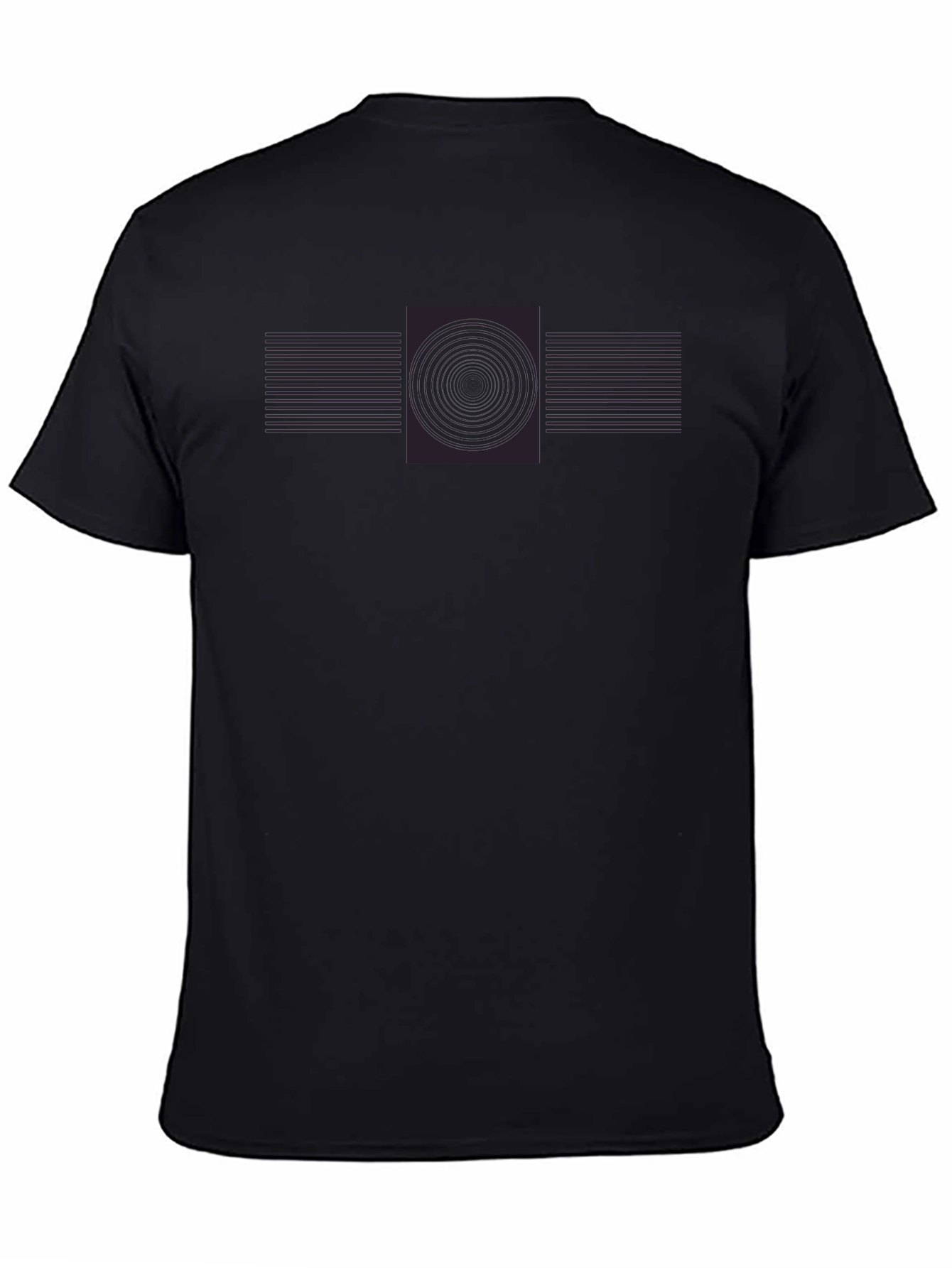 Geometric Circle Graphic Tee - Modern Style
