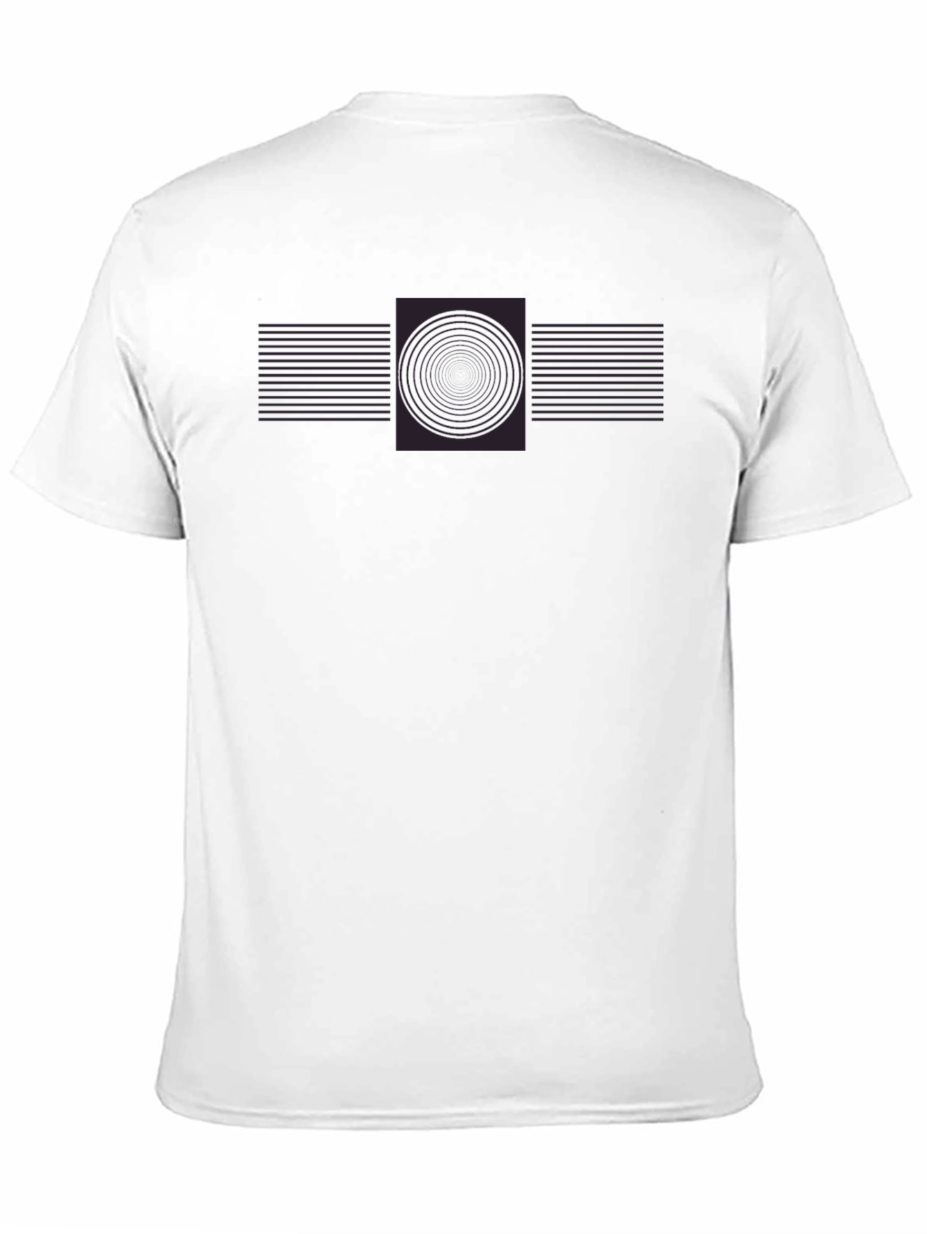 Geometric Circle Graphic Tee - Modern Style