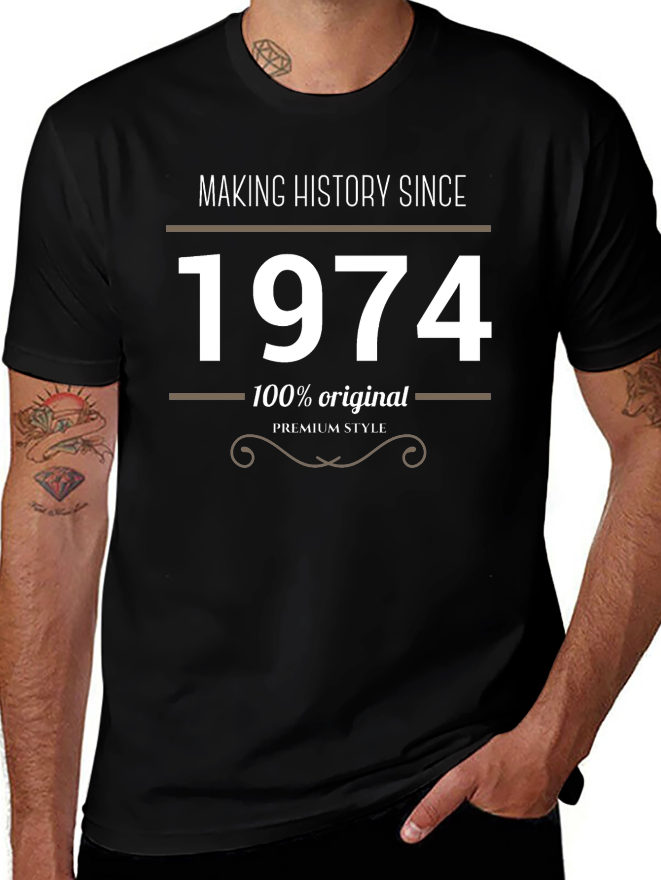 Making History Since 1974 Premium Style T-Shirt