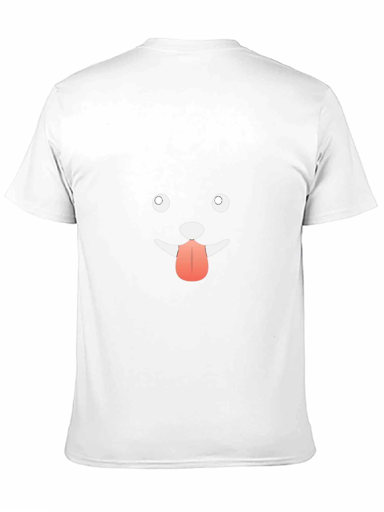Funny Dog Face Graphic Black T-Shirt