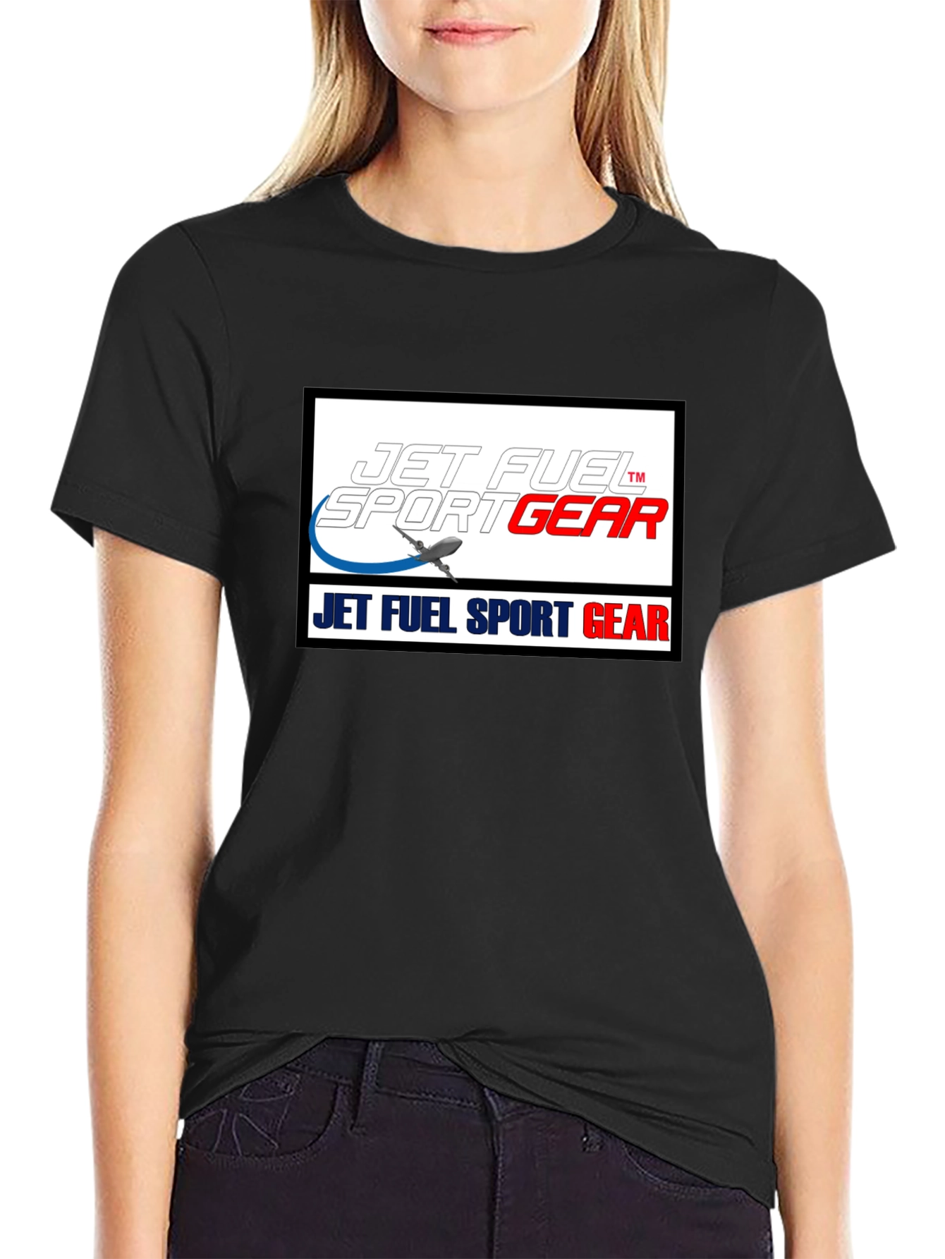 Jet Fuel Sport Gear Black T-Shirt
