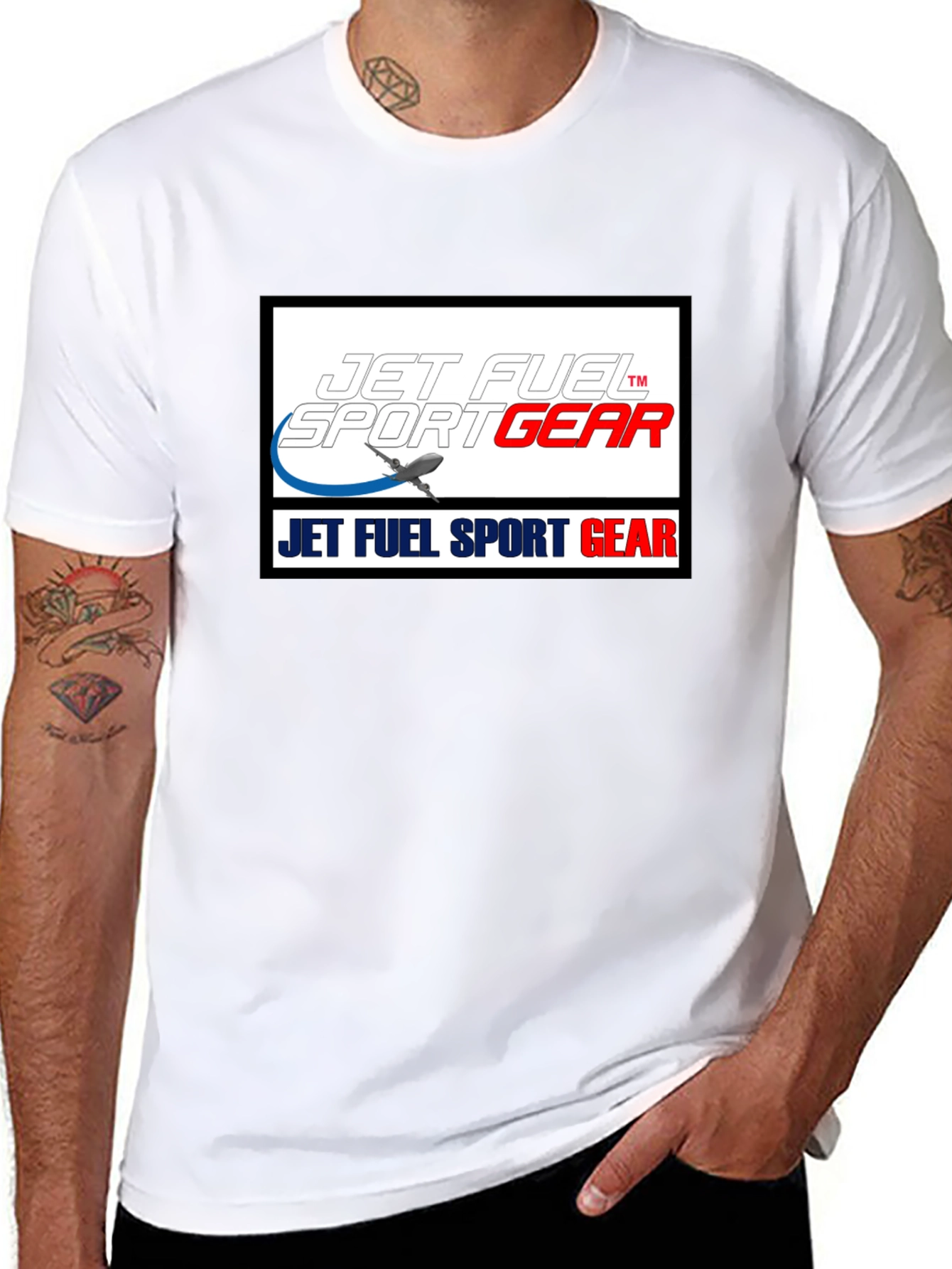 Jet Fuel Sport Gear Black T-Shirt