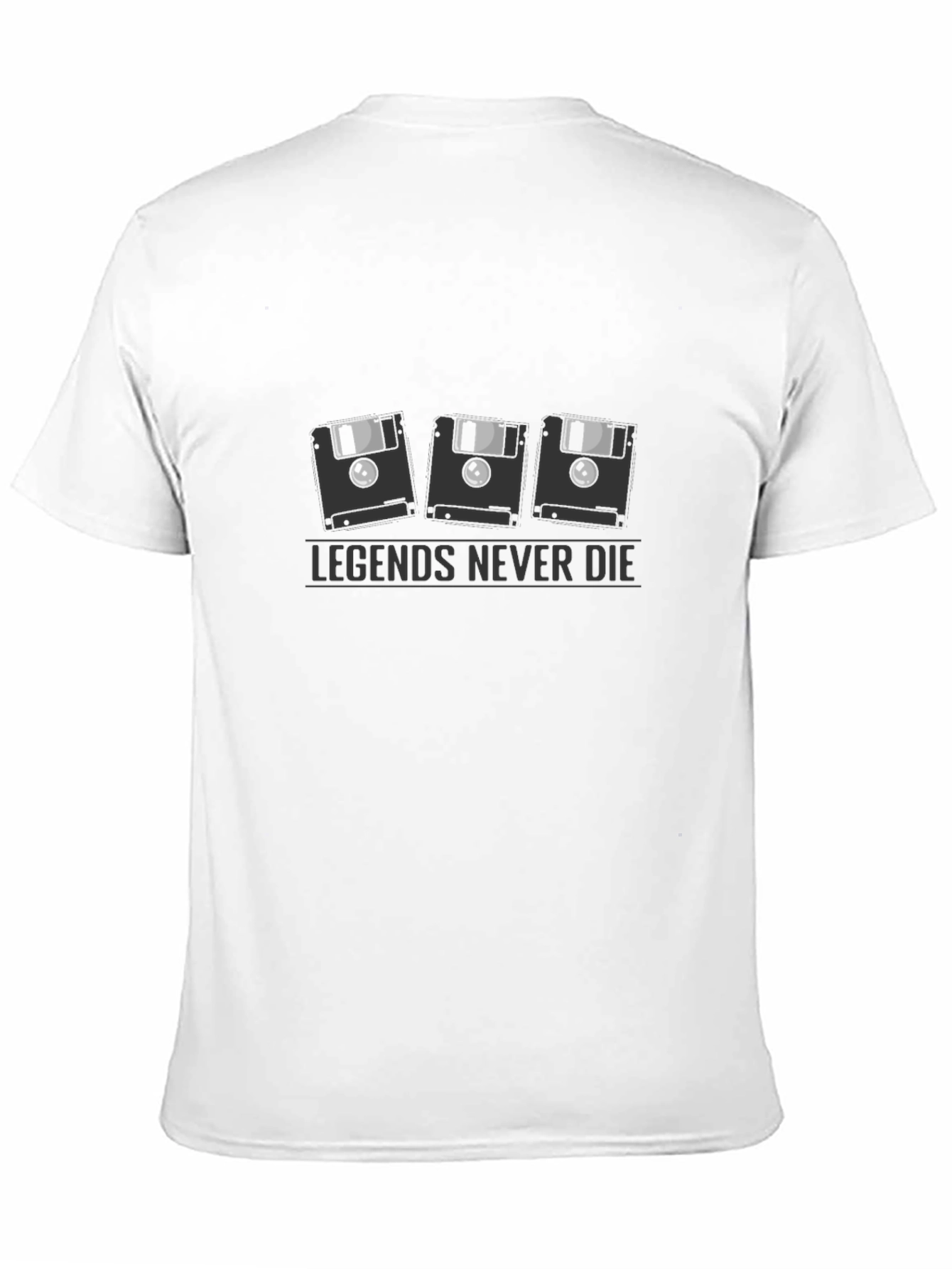 Legends Never Die Floppy Disk T-Shirt