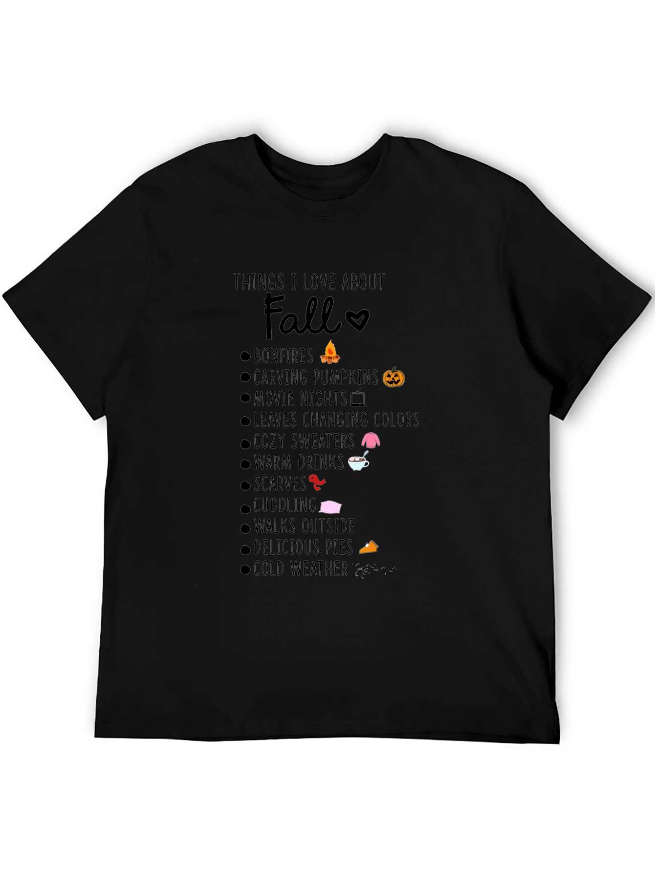 Things I Love About Fall T-Shirt