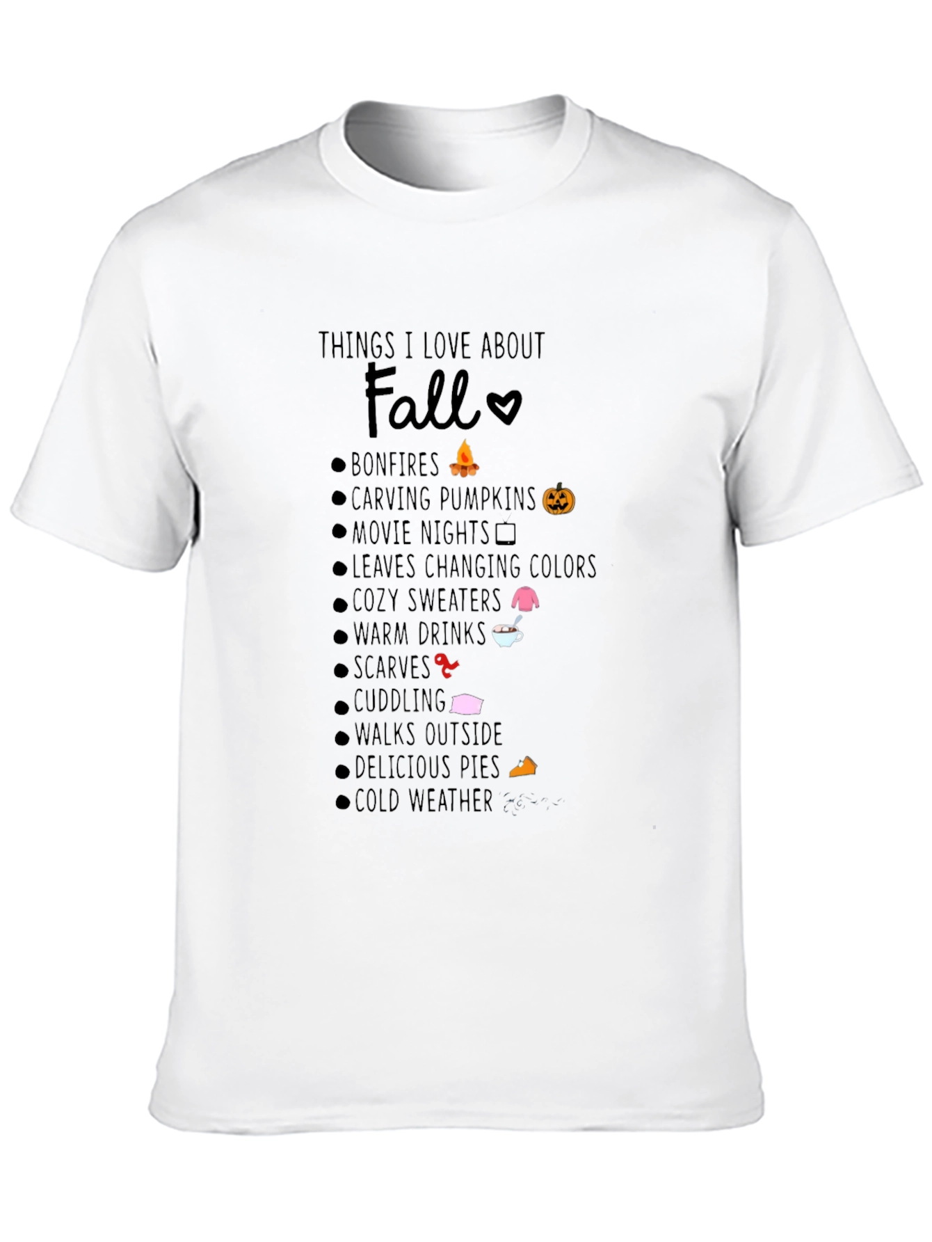 Things I Love About Fall T-Shirt