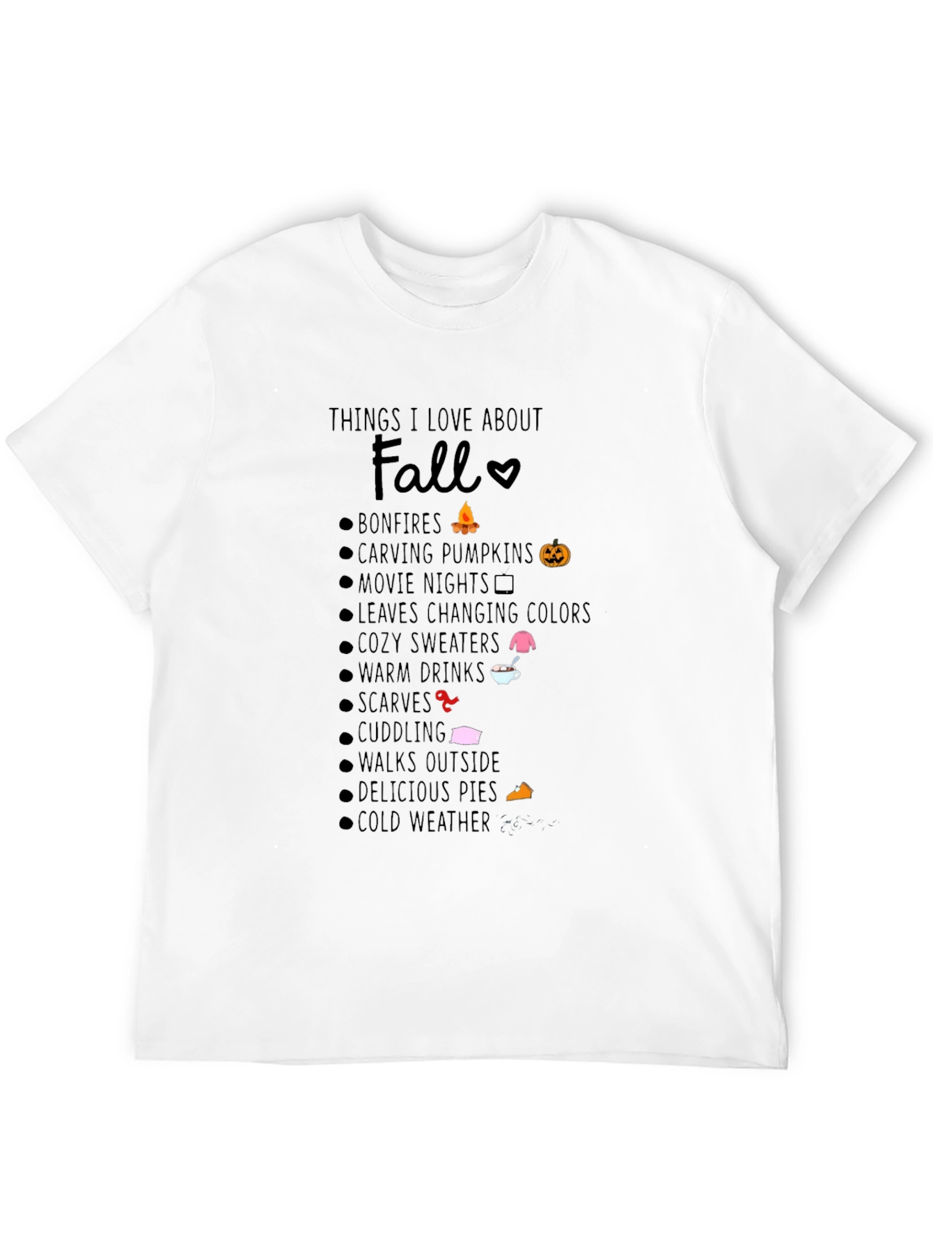 Things I Love About Fall T-Shirt