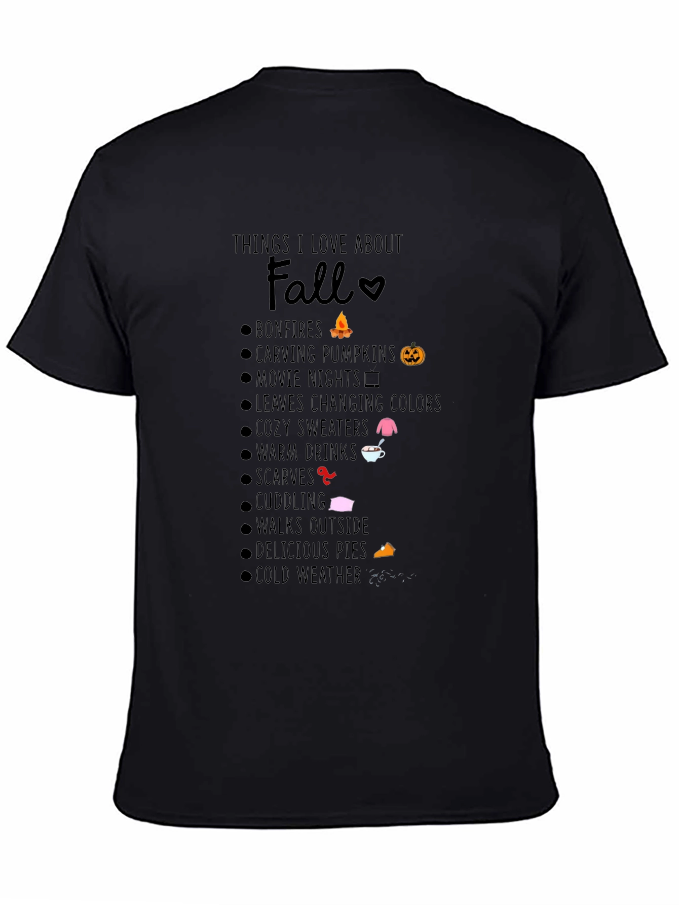 Things I Love About Fall T-Shirt