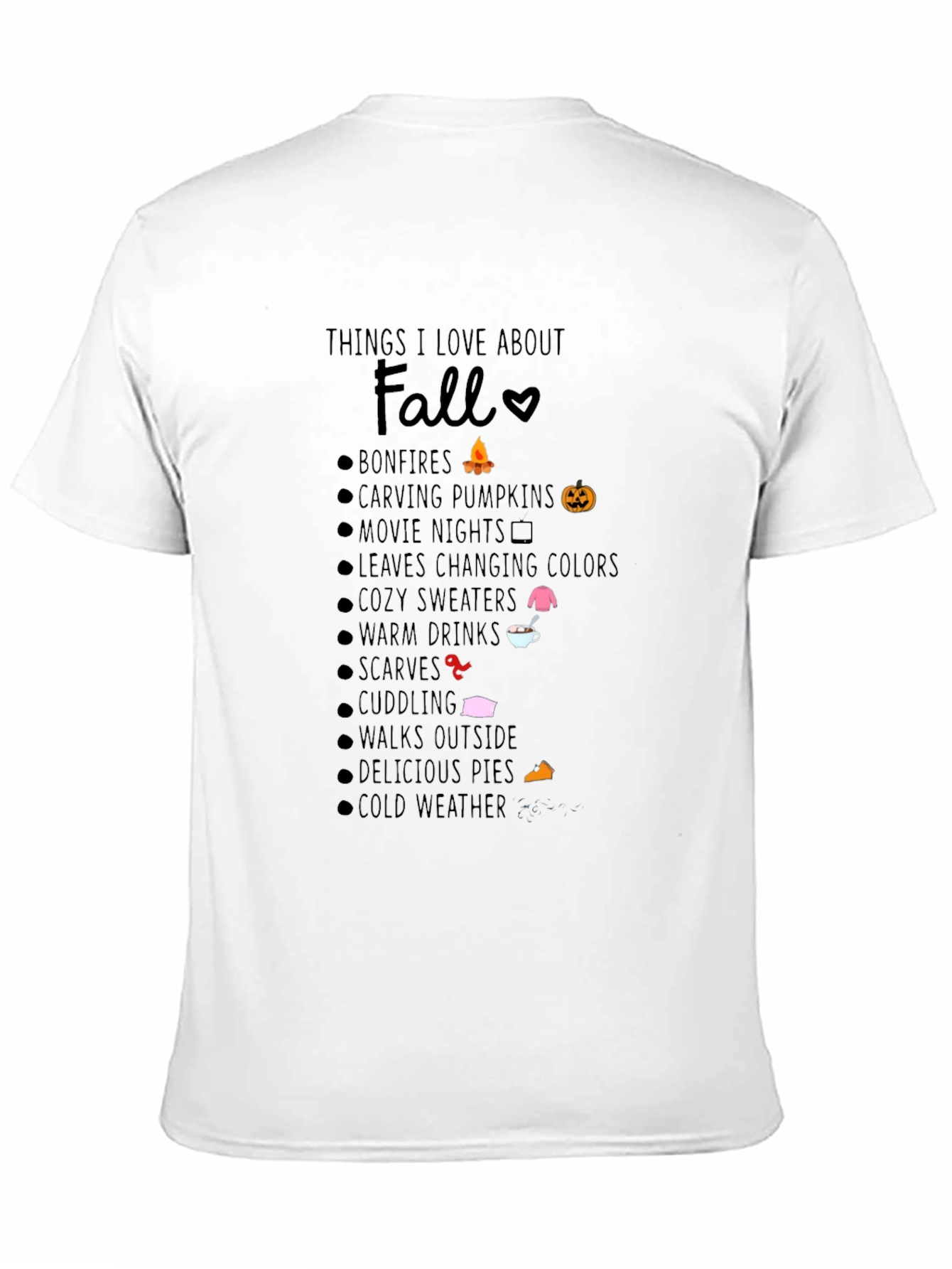 Things I Love About Fall T-Shirt