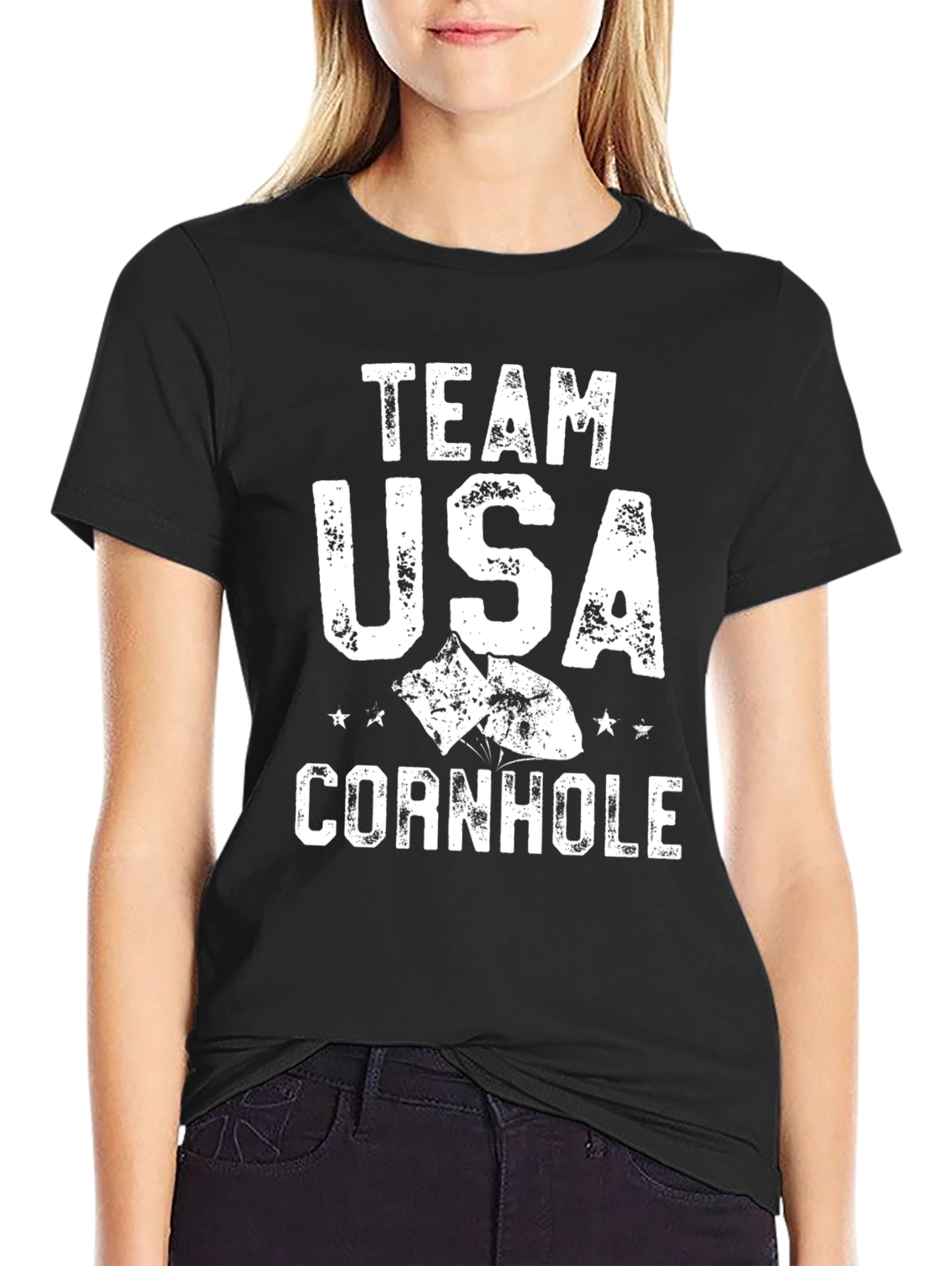 Team USA Cornhole T-Shirt